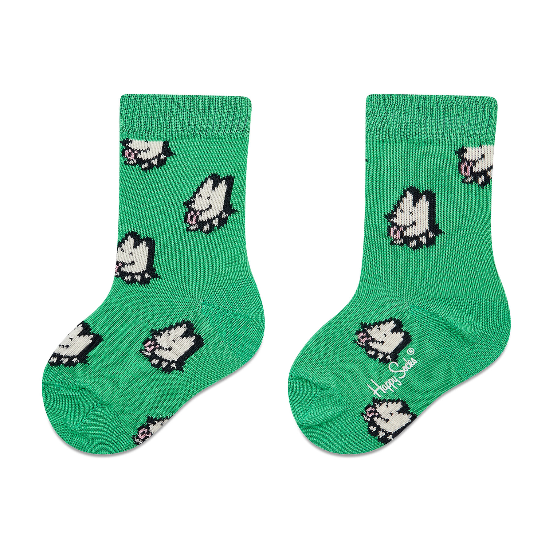 Happy Socks Комплект 2 чифта дълги чорапи детски KDDB02-7300 Зелен - Pepit.bg