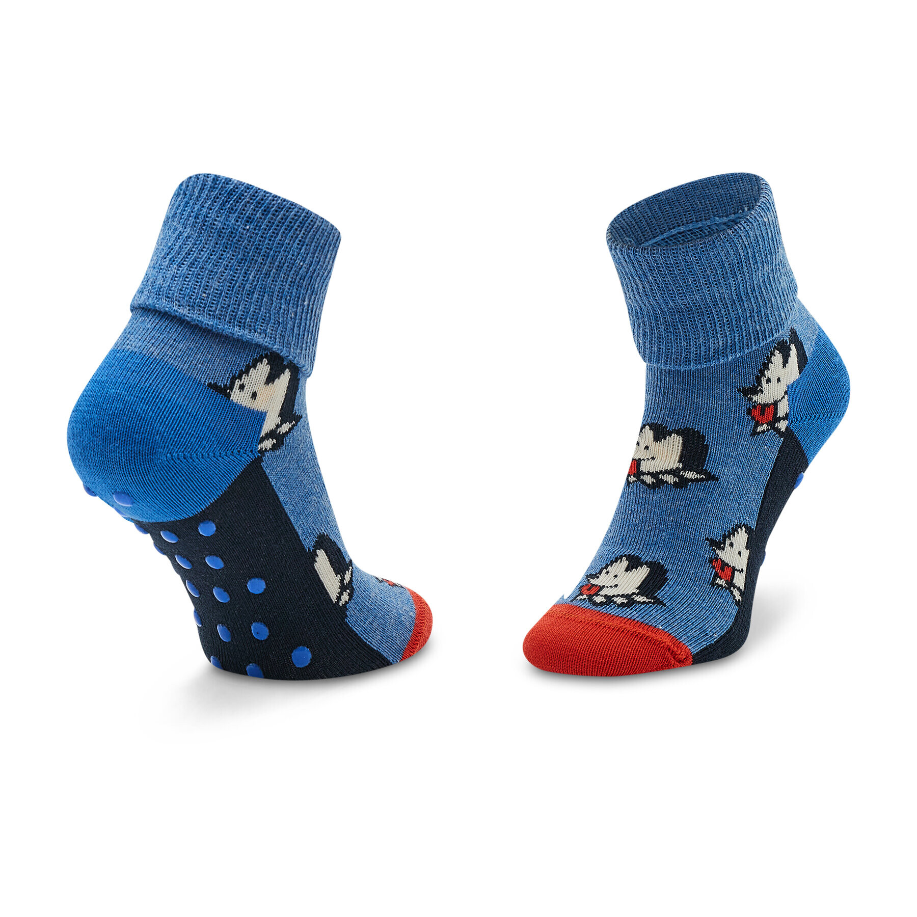 Happy Socks Комплект 2 чифта дълги чорапи детски KDDB19-6500 Тъмносин - Pepit.bg