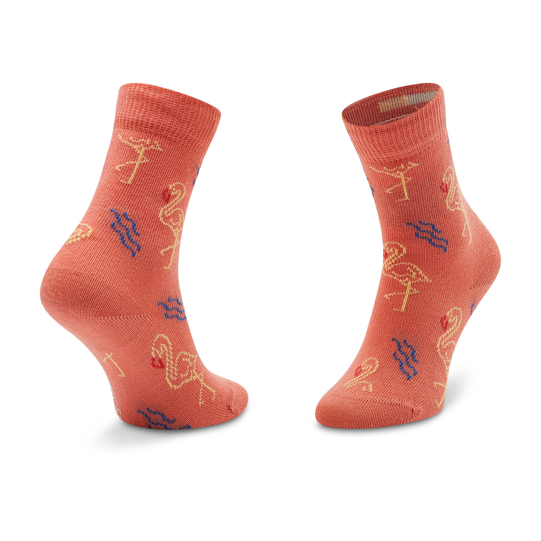 Happy Socks Комплект 2 чифта дълги чорапи детски KFLM02-2700 Цветен - Pepit.bg