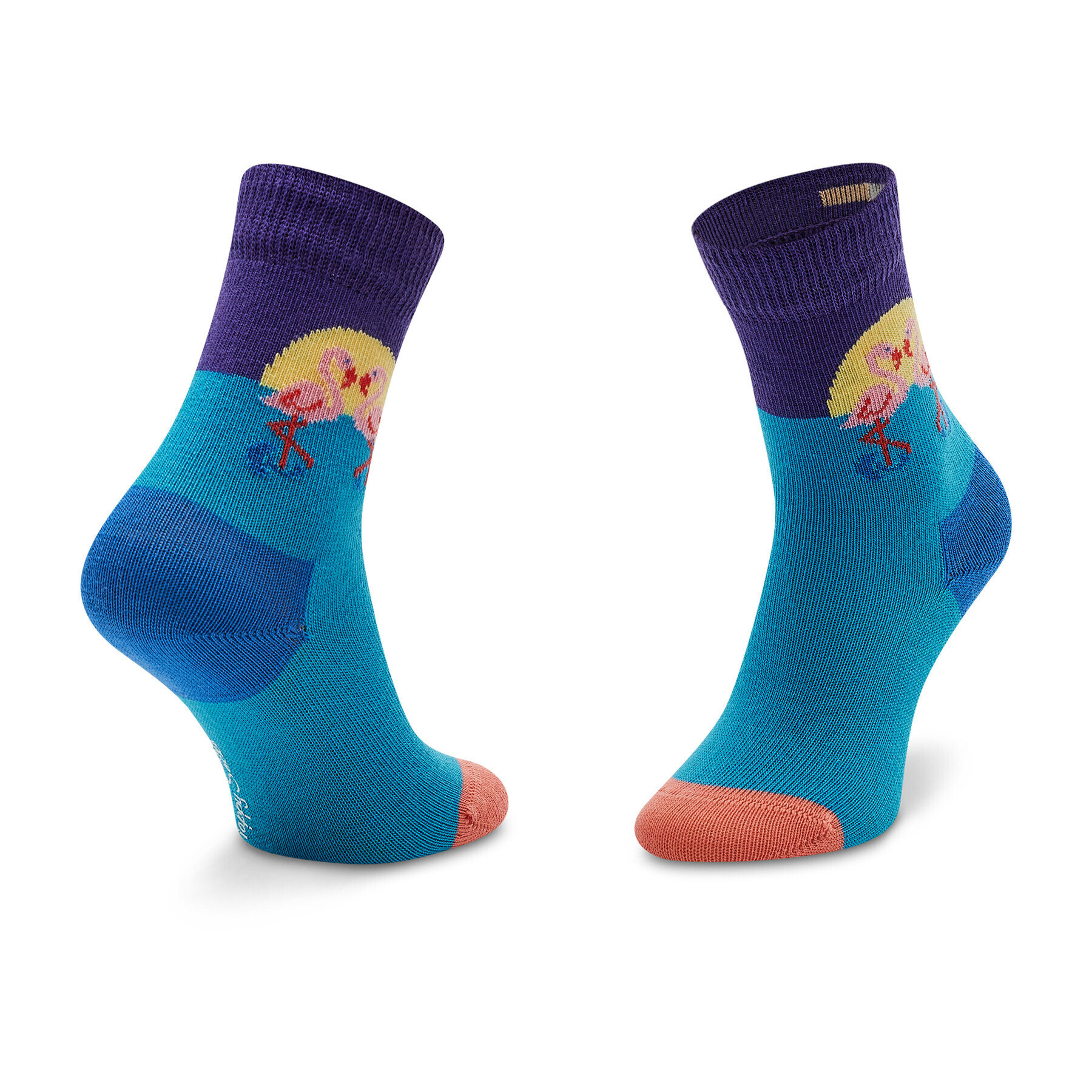 Happy Socks Комплект 2 чифта дълги чорапи детски KFLM02-2700 Цветен - Pepit.bg