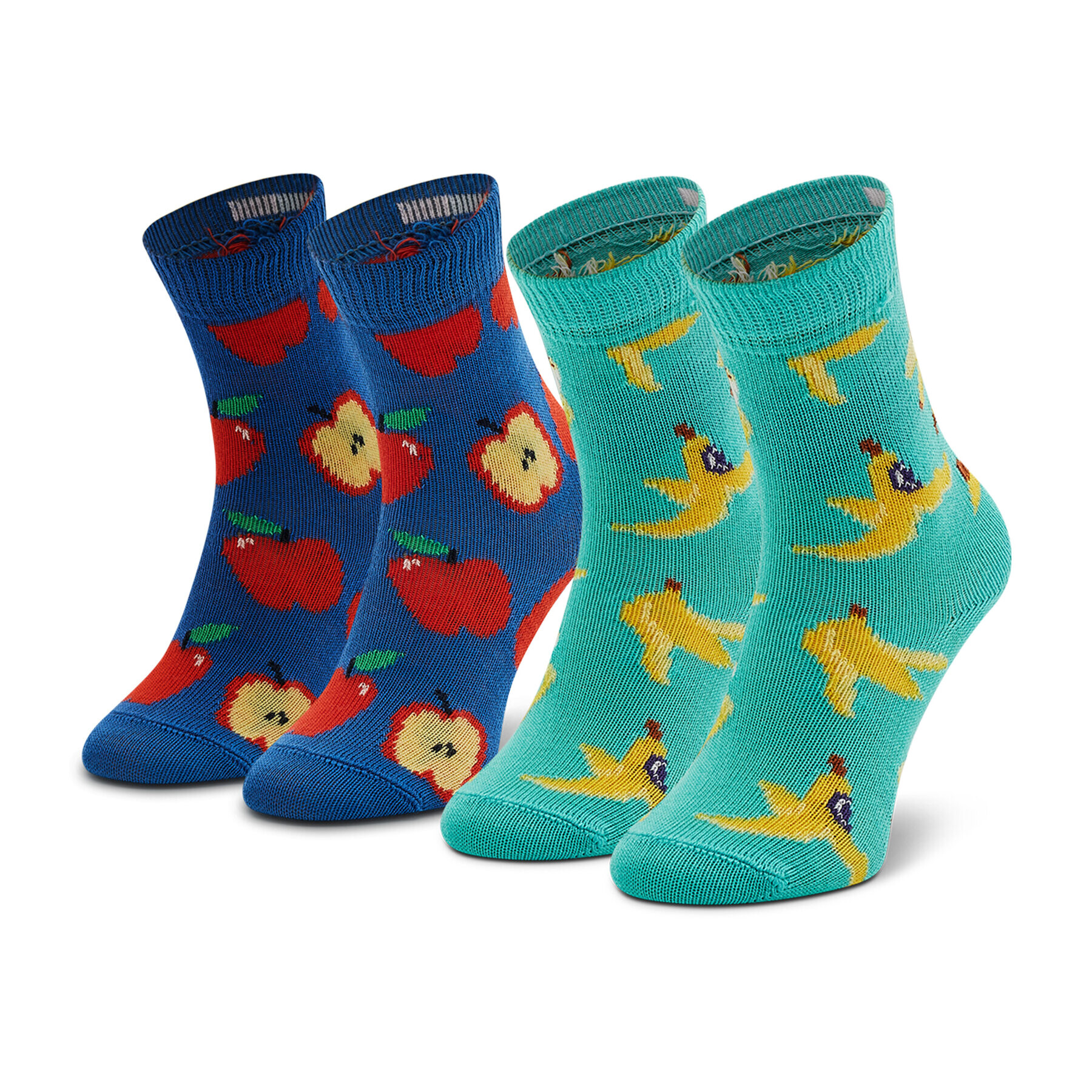 Happy Socks Комплект 2 чифта дълги чорапи детски KFRU02 Тъмносин - Pepit.bg