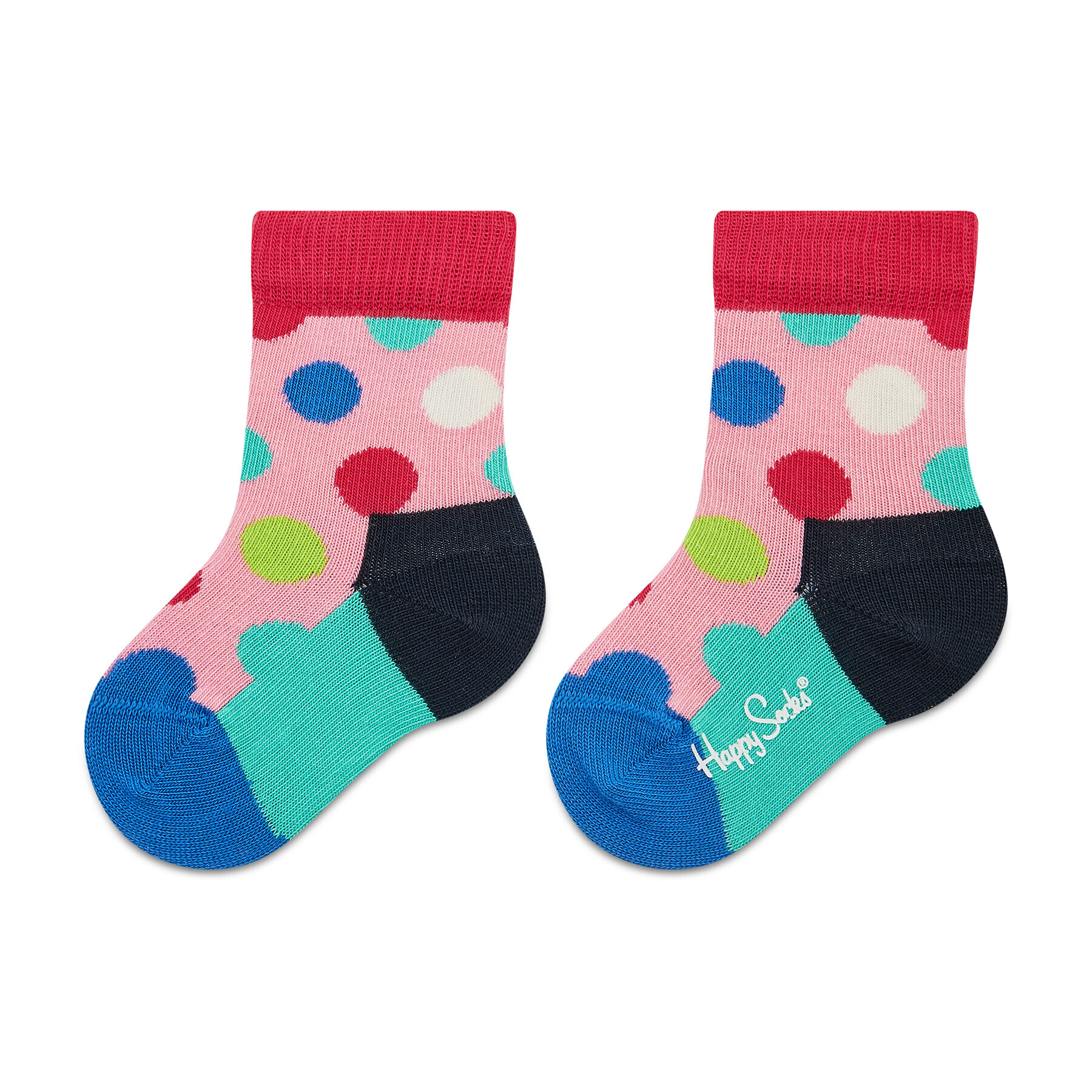 Happy Socks Комплект 2 чифта дълги чорапи детски KICE02-3500 Цветен - Pepit.bg