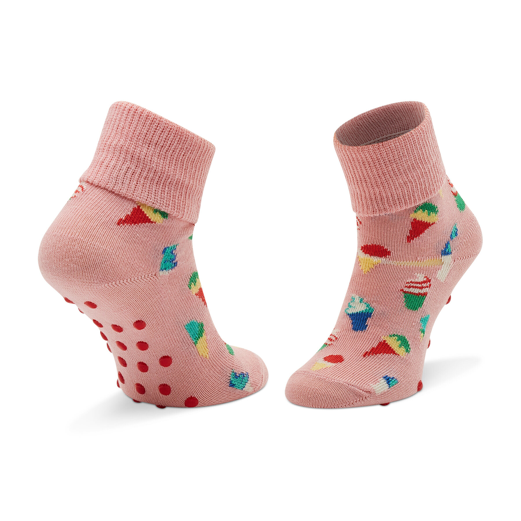 Happy Socks Комплект 2 чифта дълги чорапи детски KICE19-3000 Розов - Pepit.bg
