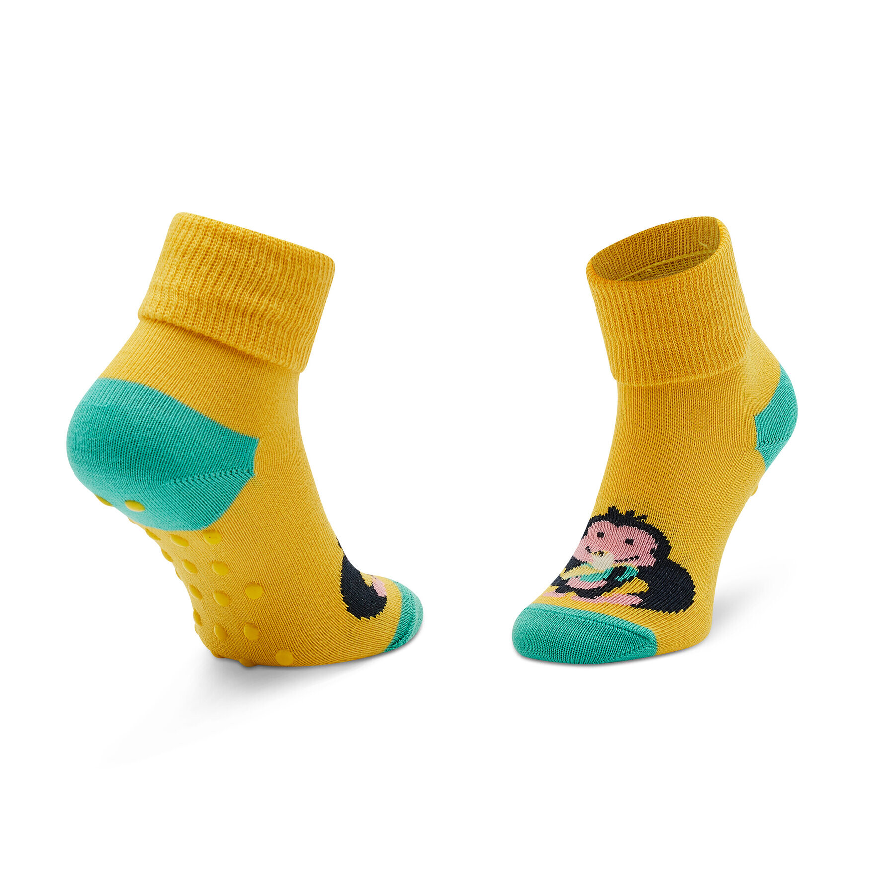 Happy Socks Комплект 2 чифта дълги чорапи детски KMNB19-7000 Зелен - Pepit.bg