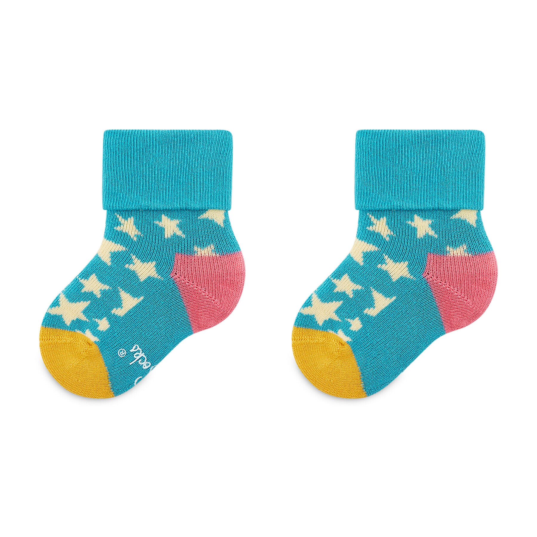 Happy Socks Комплект 2 чифта дълги чорапи детски KSST45-6300 Цветен - Pepit.bg