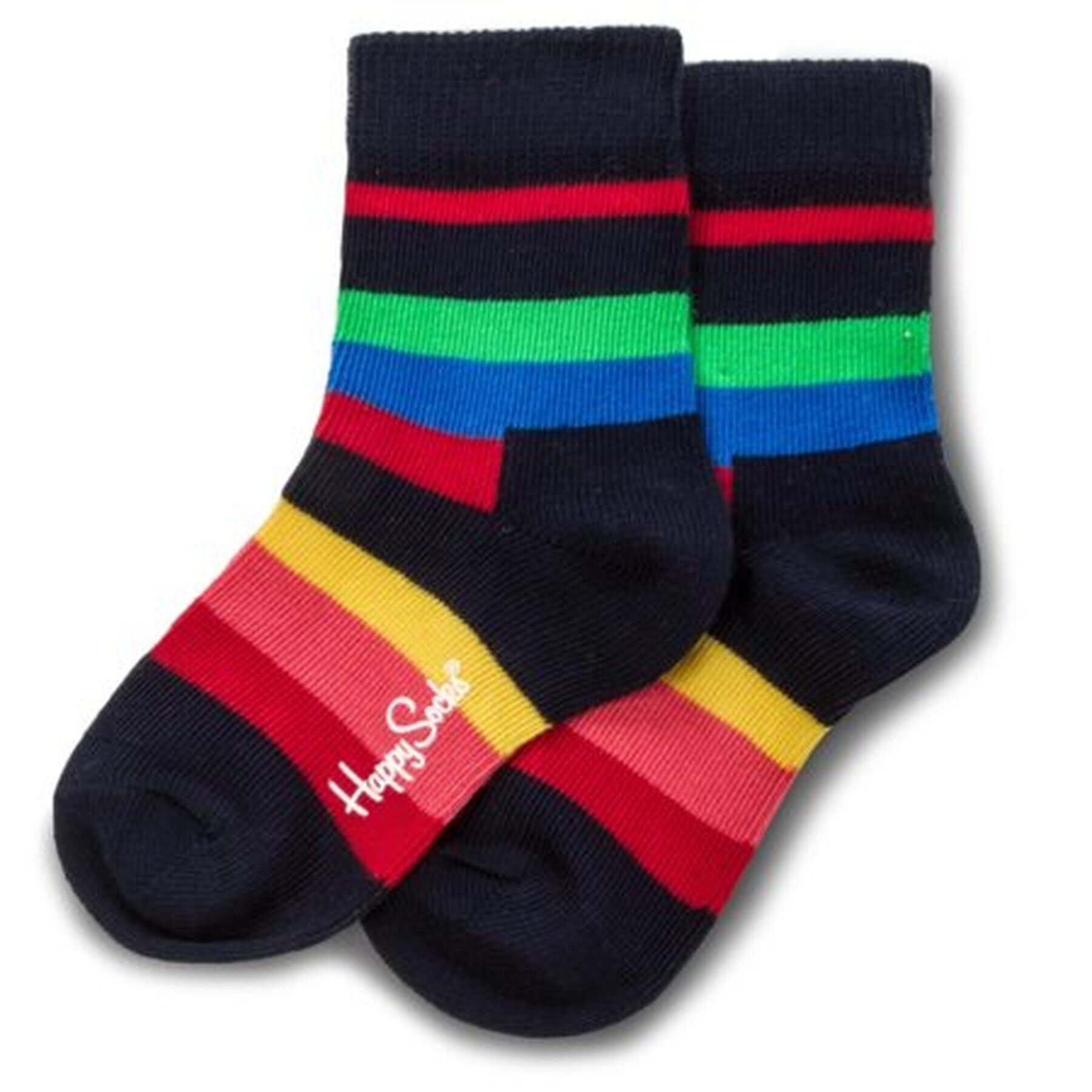 Happy Socks Комплект 2 чифта дълги чорапи детски KSTR02-6002 Цветен - Pepit.bg