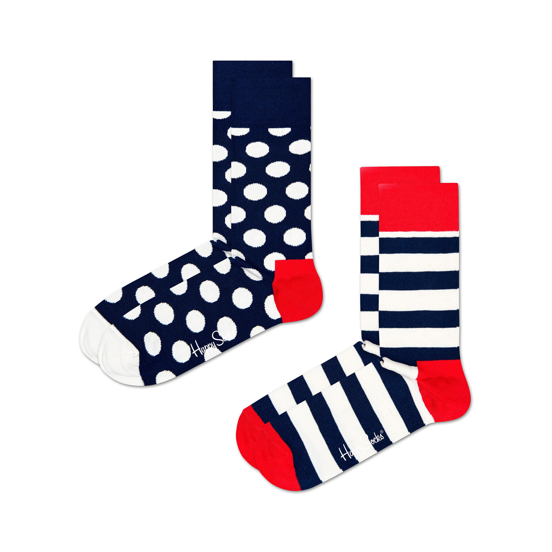 Happy Socks Комплект 2 чифта дълги чорапи мъжки BDO02-6650 Цветен - Pepit.bg