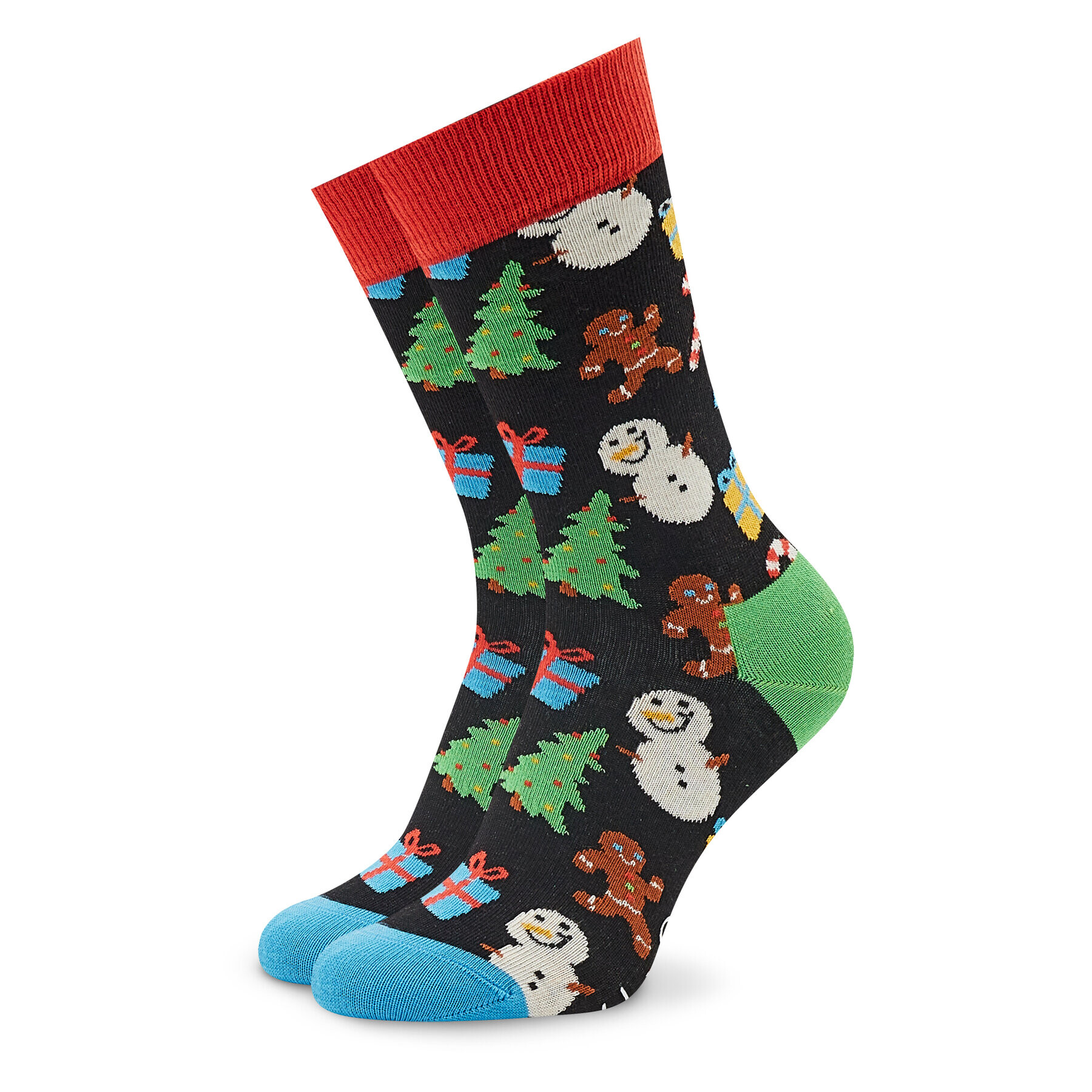 Happy Socks Комплект 2 чифта дълги чорапи мъжки XBDS02-6500 Цветен - Pepit.bg