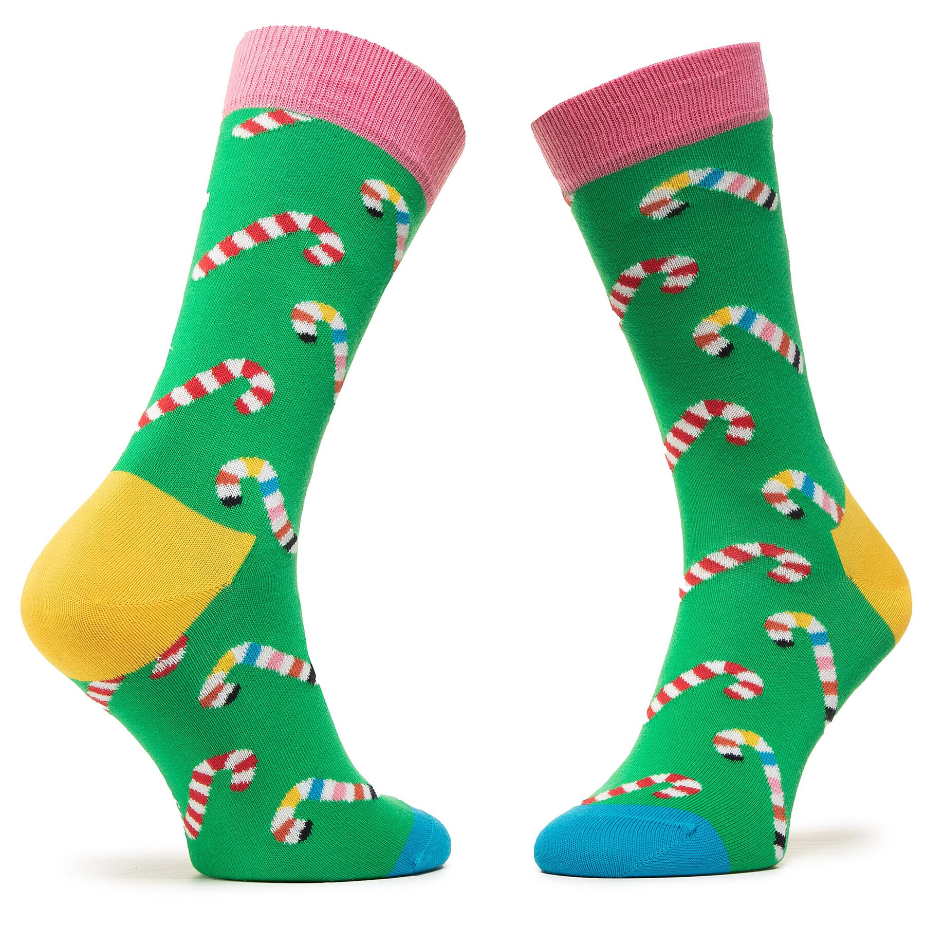 Happy Socks Комплект 2 чифта дълги чорапи мъжки XCCA02-0100 Цветен - Pepit.bg