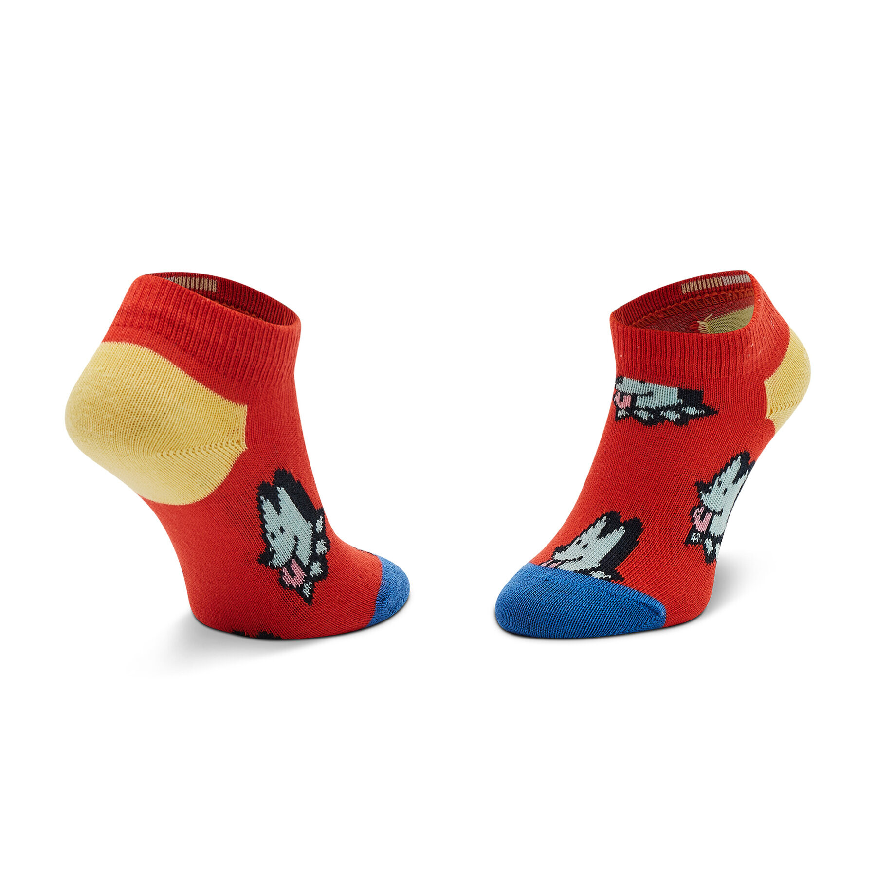 Happy Socks Комплект 2 чифта къси чорапи детски KDOB02-4300 Цветен - Pepit.bg