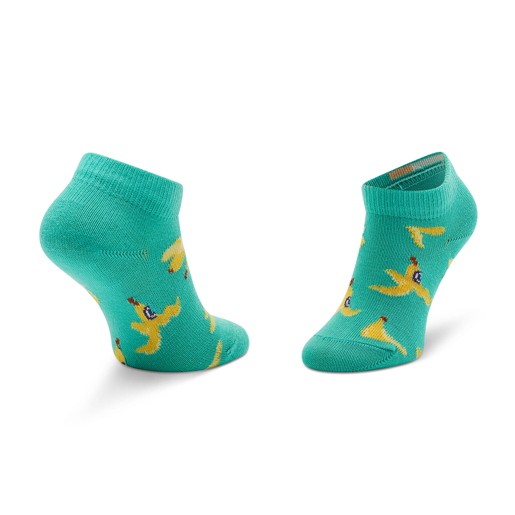 Happy Socks Комплект 2 чифта къси чорапи детски KMNB02-7000 Зелен - Pepit.bg