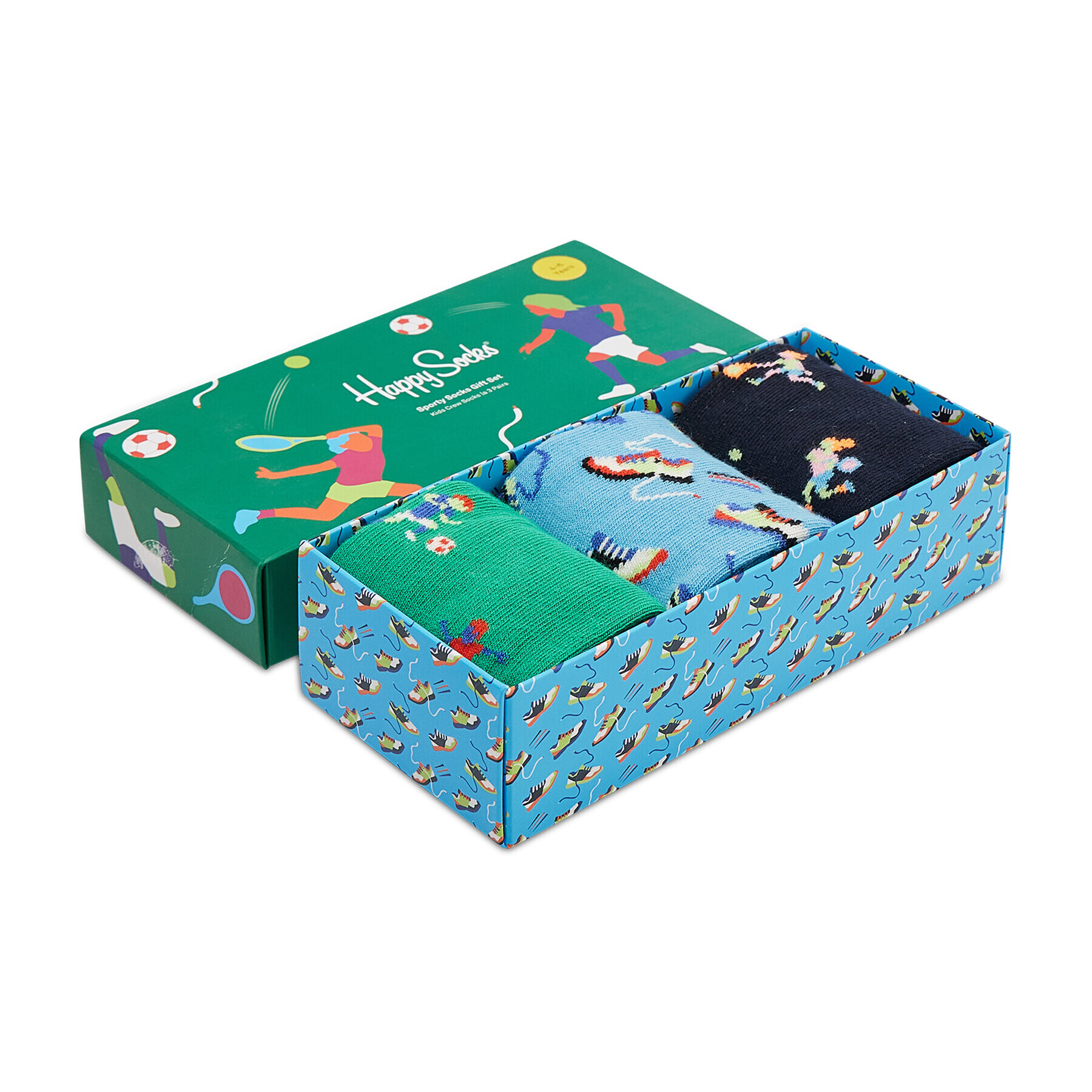 Happy Socks Комплект 3 чифта дълги чорапи детски SXKSPO08-0200 Цветен - Pepit.bg