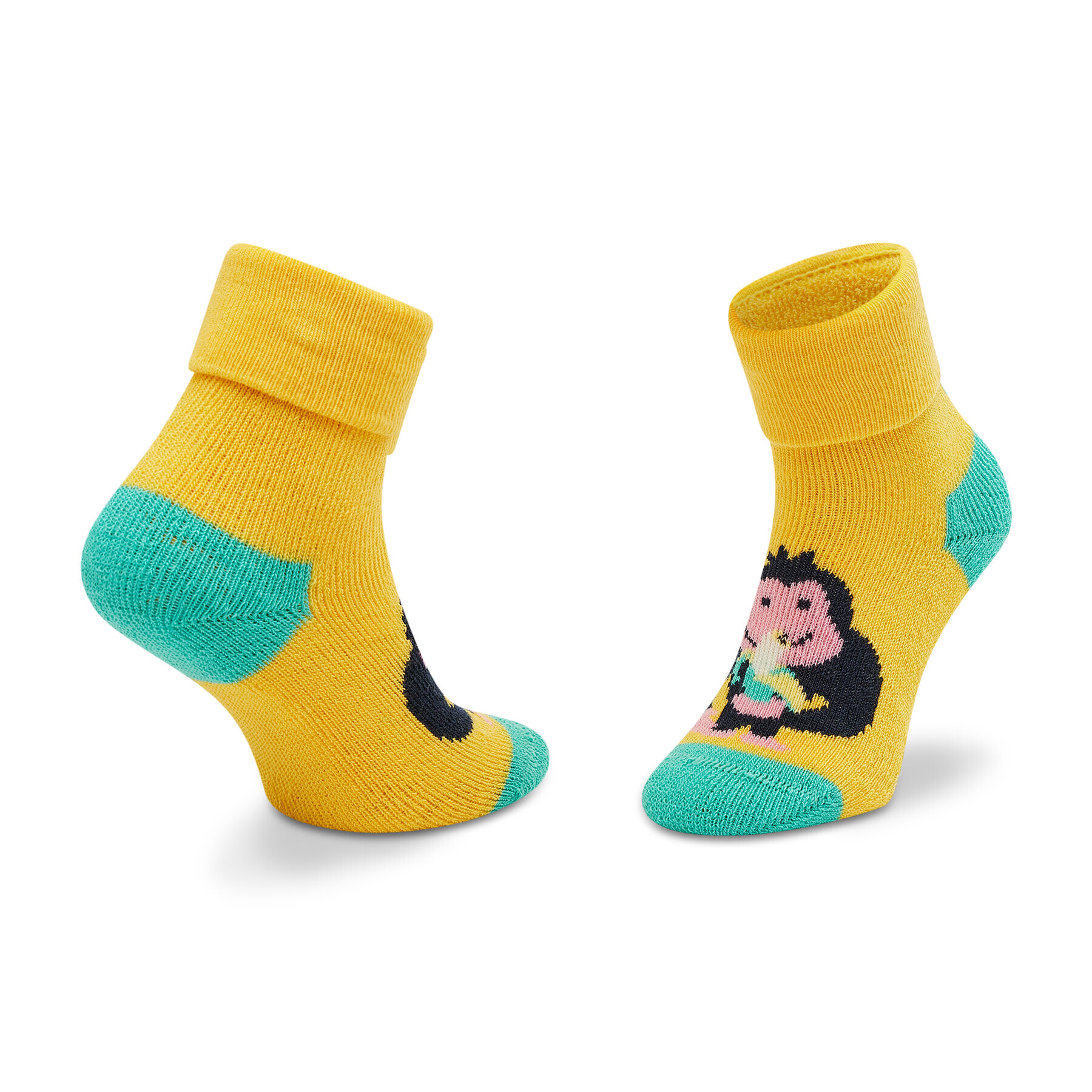 Happy Socks Комплект 3 чифта дълги чорапи детски XKJUN08-0200 Зелен - Pepit.bg