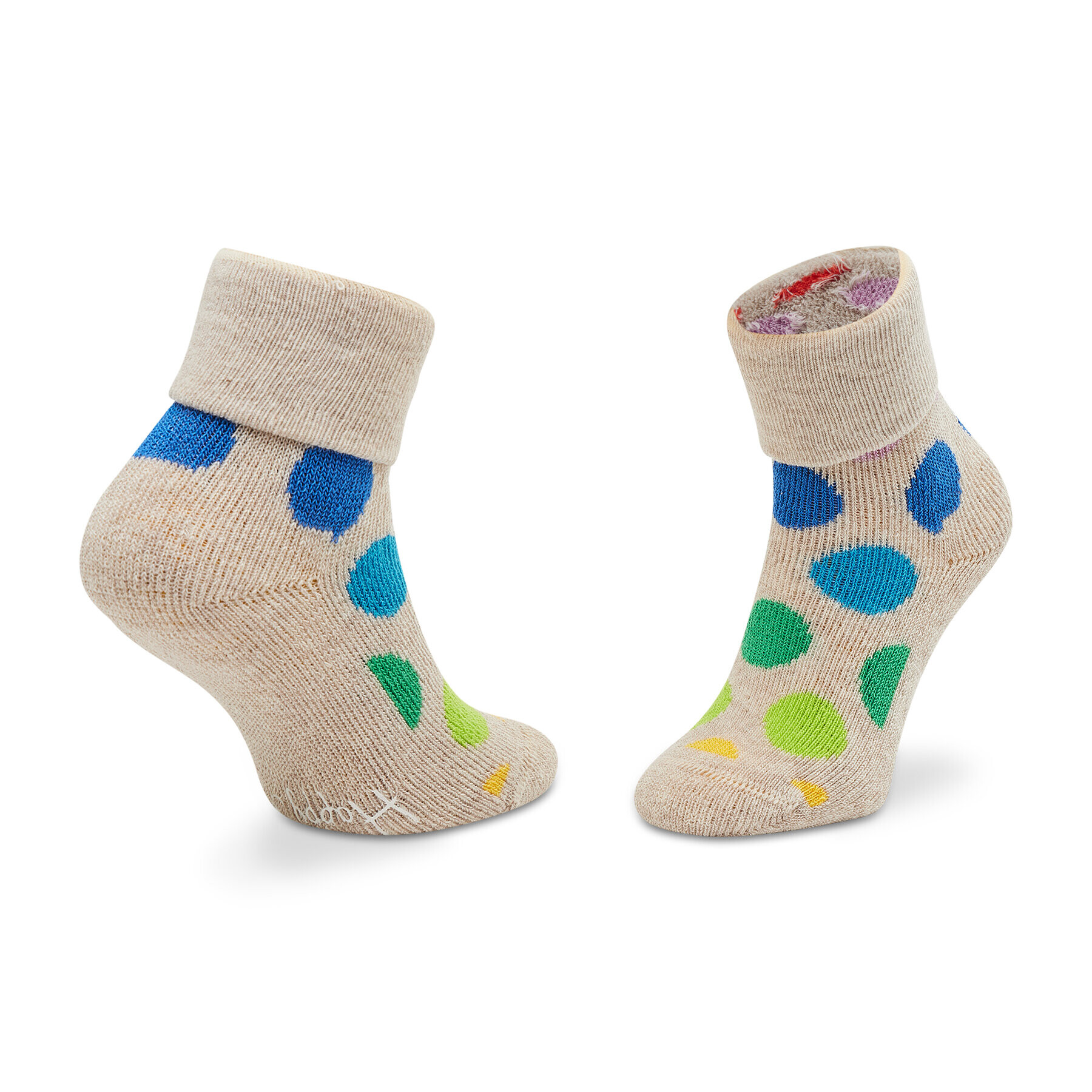 Happy Socks Комплект 3 чифта дълги чорапи детски XKJUN08-0200 Зелен - Pepit.bg