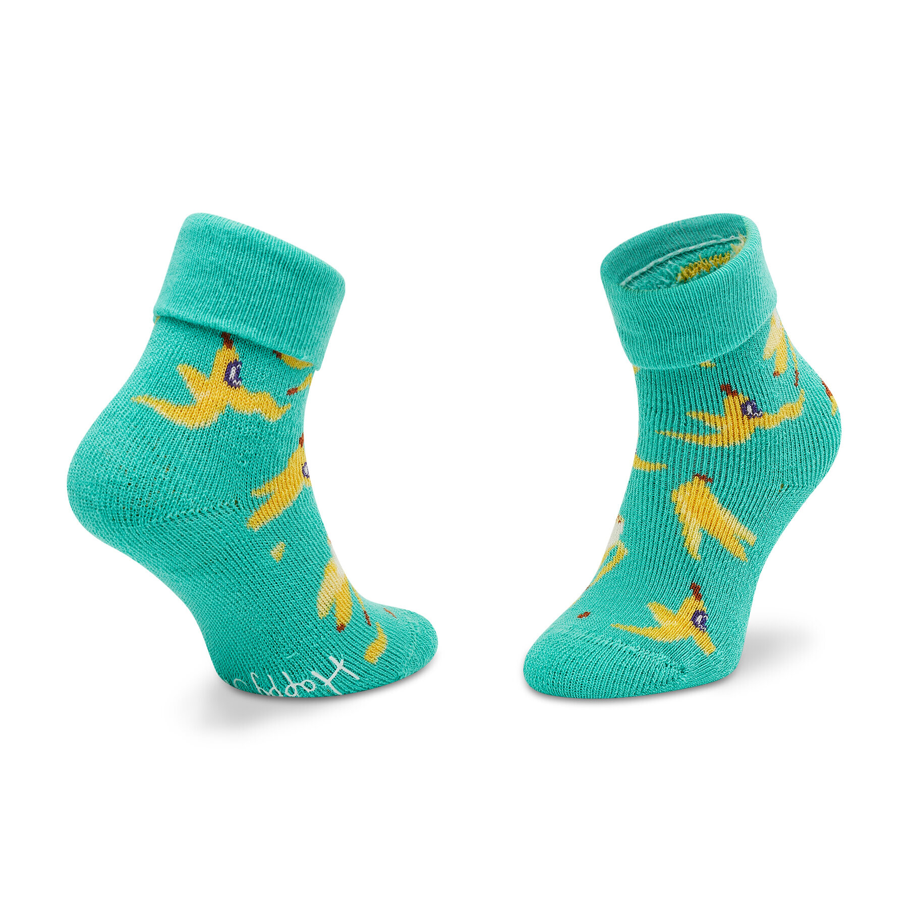 Happy Socks Комплект 3 чифта дълги чорапи детски XKJUN08-0200 Зелен - Pepit.bg