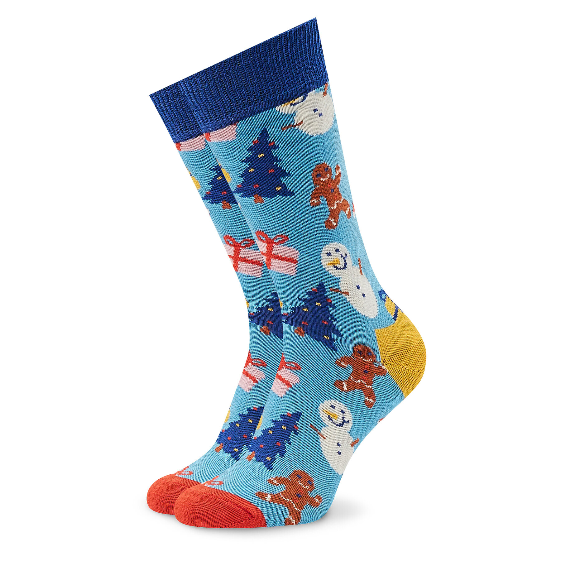 Happy Socks Комплект 3 чифта дълги чорапи мъжки XDTG08-0200 Цветен - Pepit.bg