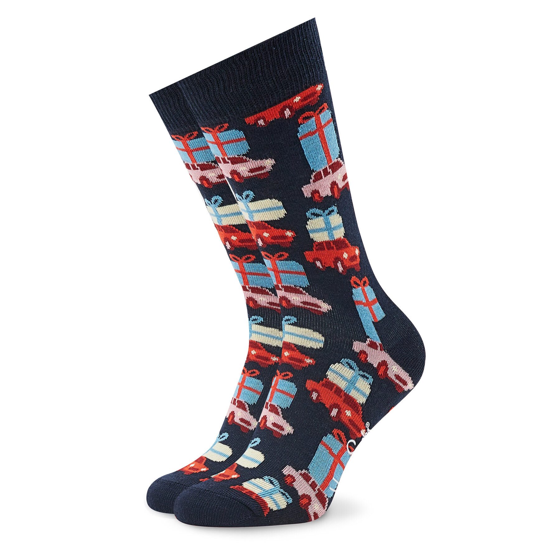 Happy Socks Комплект 3 чифта дълги чорапи мъжки XDTG08-0200 Цветен - Pepit.bg