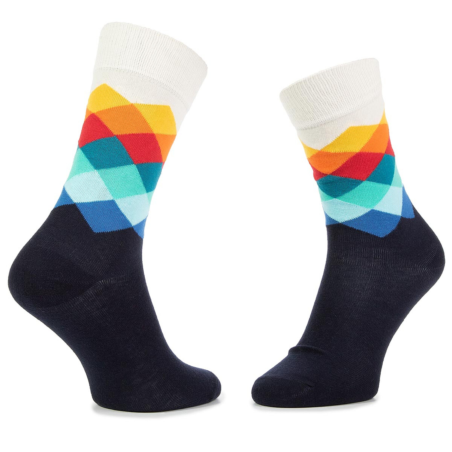 Happy Socks Комплект 3 чифта дълги чорапи мъжки XMIX08-6000 Цветен - Pepit.bg