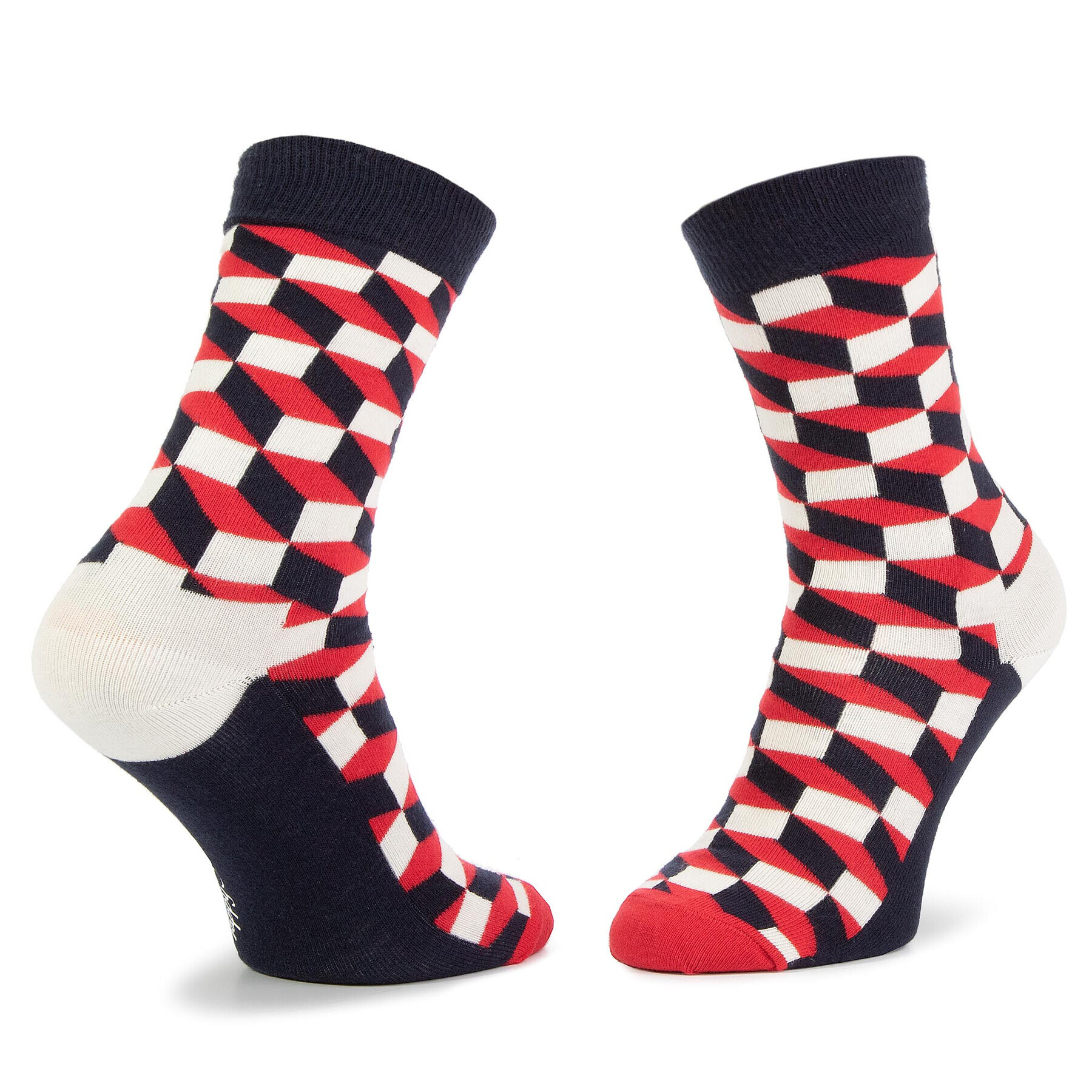 Happy Socks Комплект 3 чифта дълги чорапи мъжки XSTR08-6000 Тъмносин - Pepit.bg