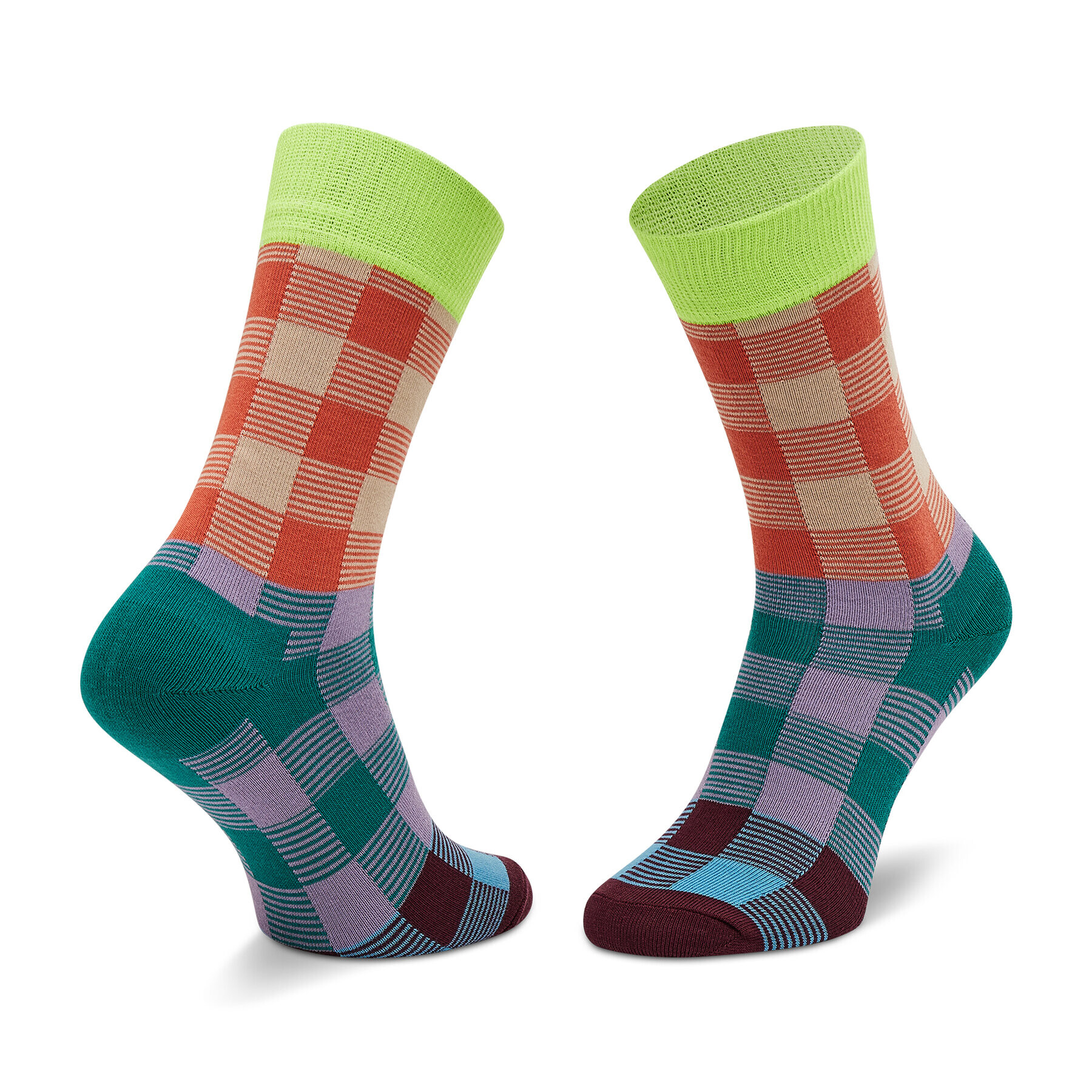 Happy Socks Комплект 4 чифта дълги чорапи мъжки XITW09-7300 Черен - Pepit.bg