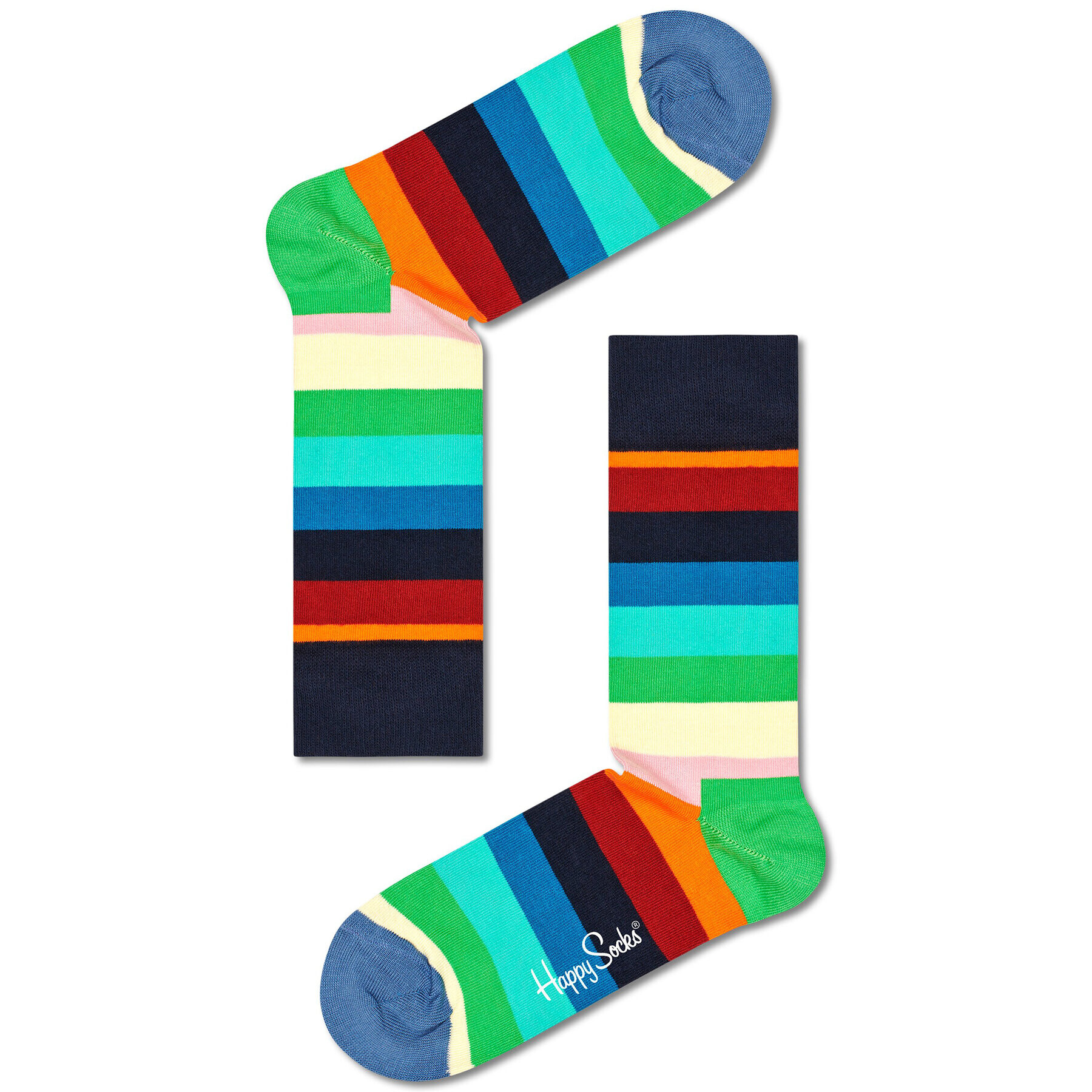 Happy Socks Комплект 4 чифта дълги чорапи унисекс XATD09-0200 Цветен - Pepit.bg