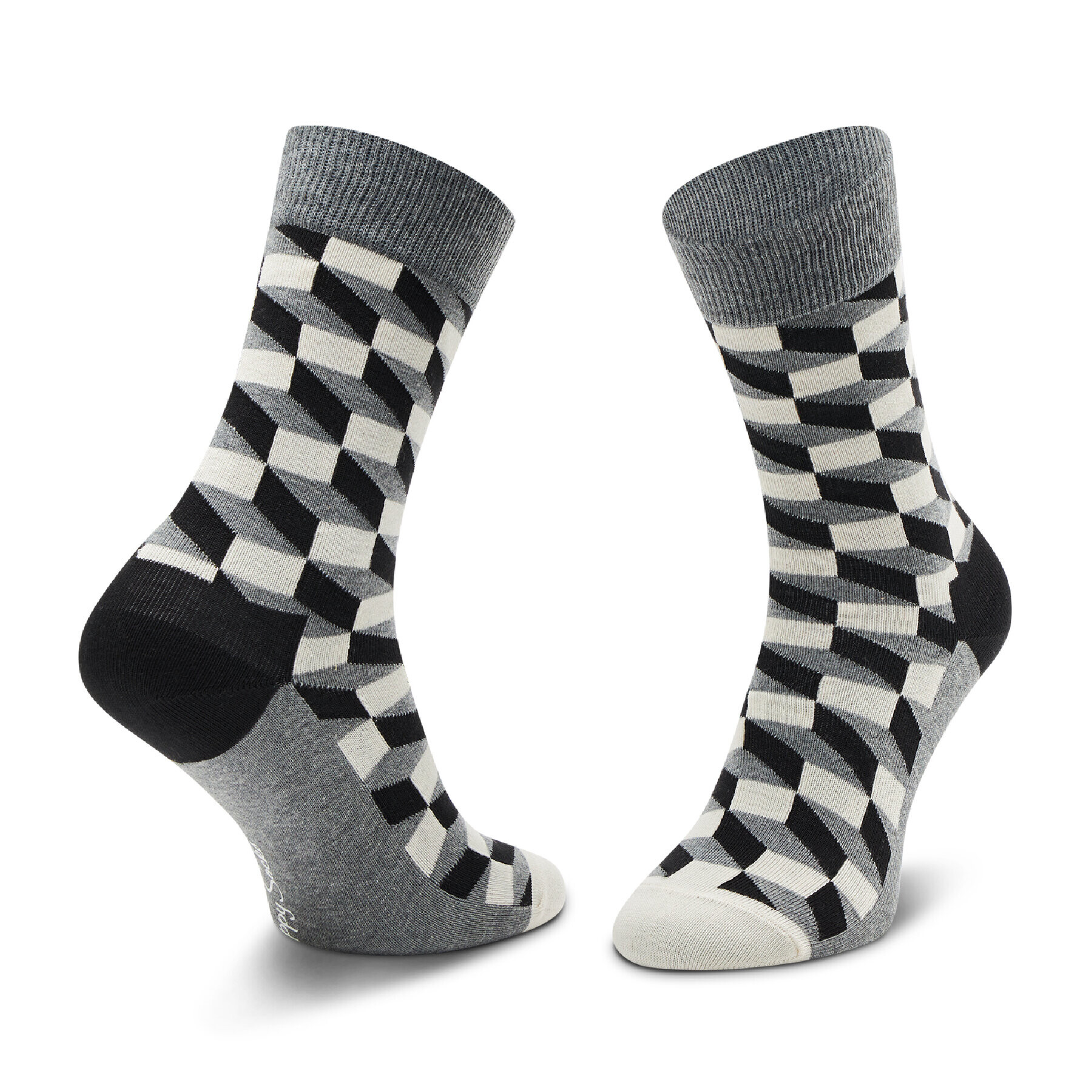 Happy Socks Комплект 4 чифта дълги чорапи унисекс XCBW09-9100 Черен - Pepit.bg