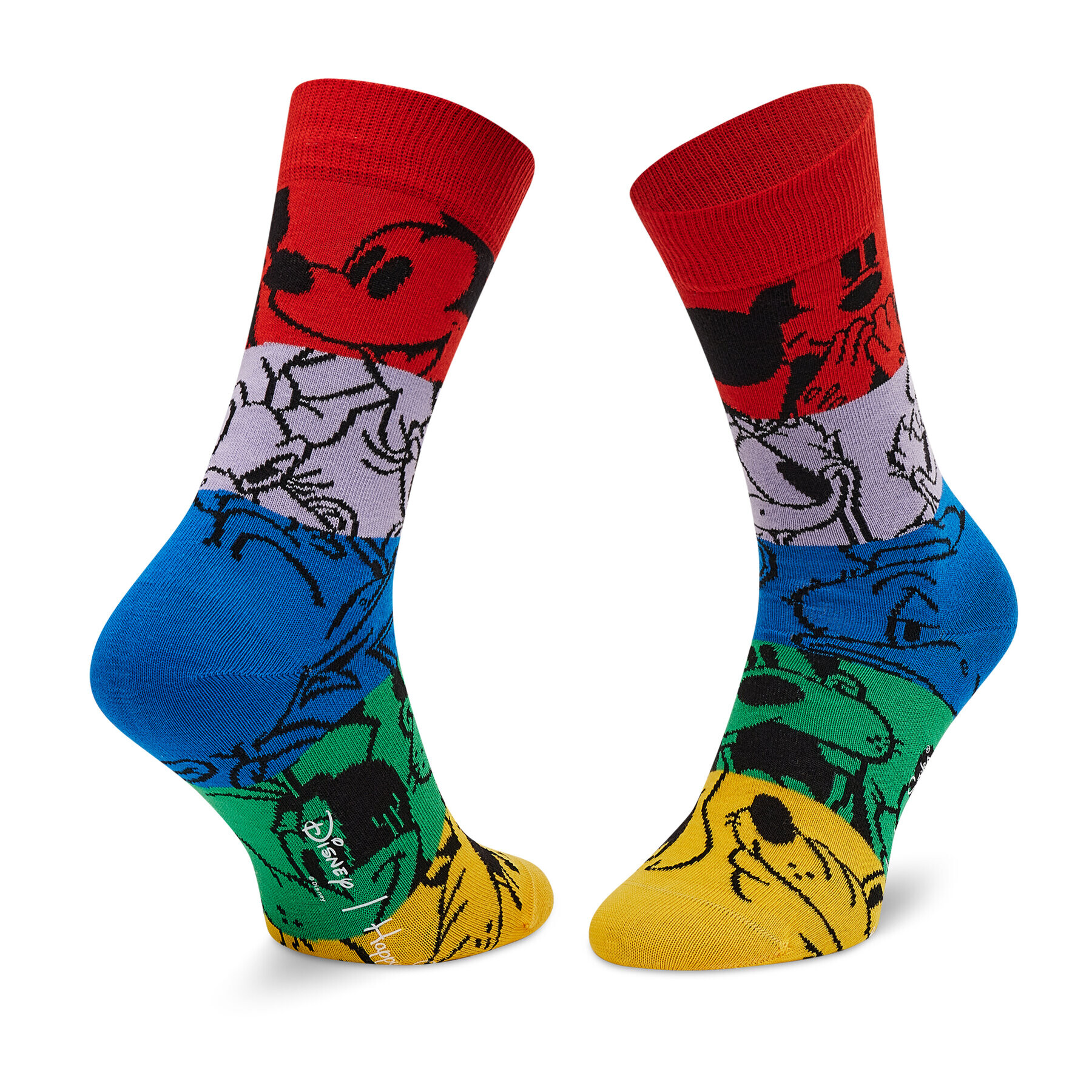 Happy Socks Комплект 4 чифта дълги чорапи унисекс XDNY09-0200 Черен - Pepit.bg