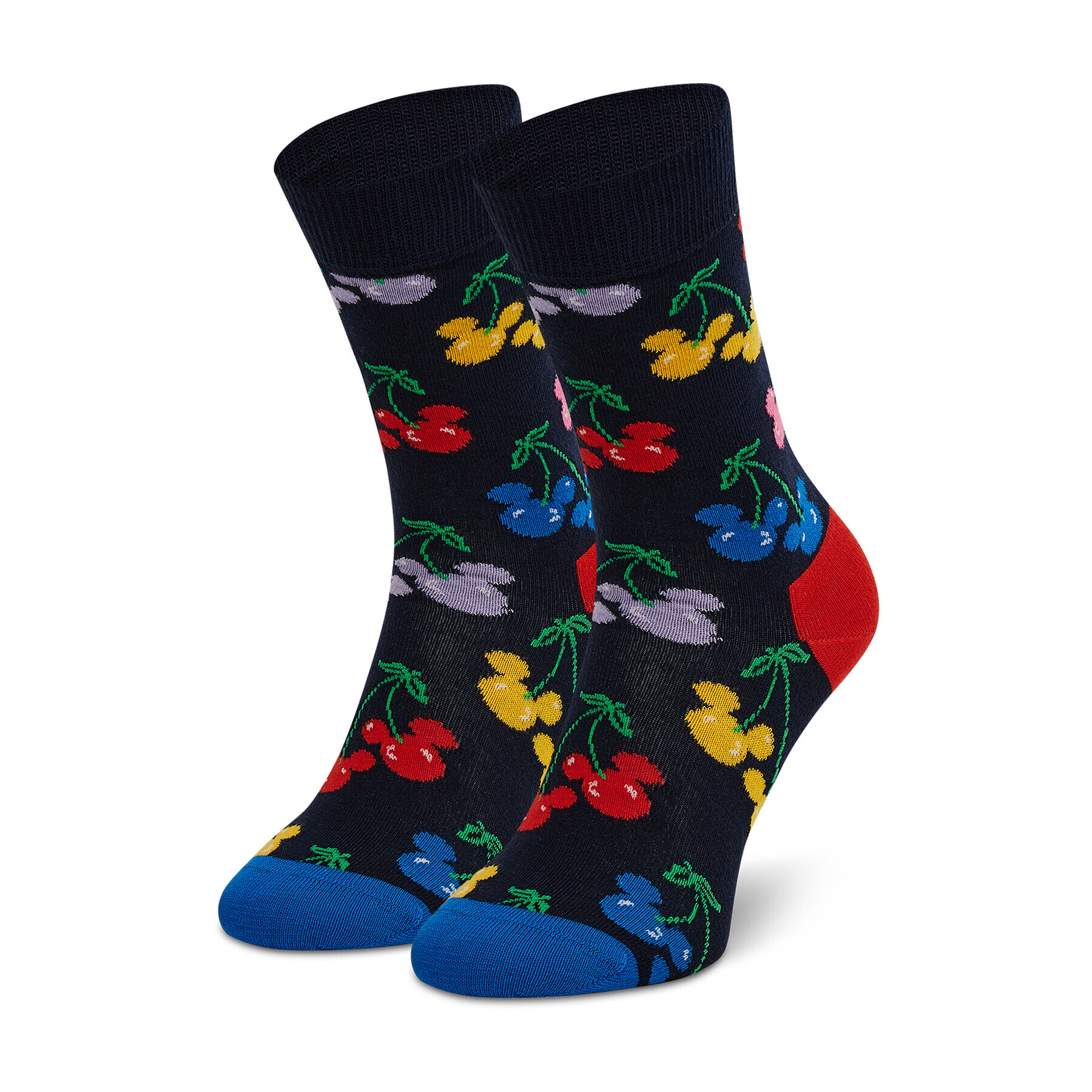 Happy Socks Комплект 4 чифта дълги чорапи унисекс XDNY09-0200 Черен - Pepit.bg