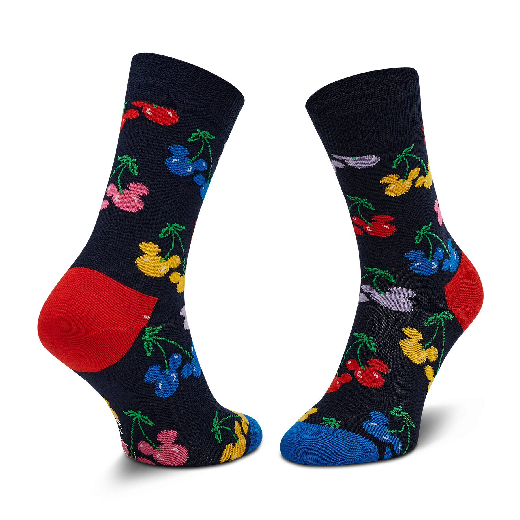 Happy Socks Комплект 4 чифта дълги чорапи унисекс XDNY09-0200 Черен - Pepit.bg