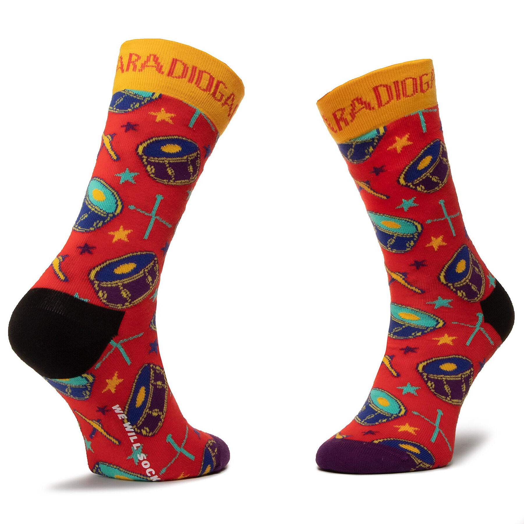 Happy Socks Комплект 4 чифта дълги чорапи унисекс XQUE09-0100 Цветен - Pepit.bg