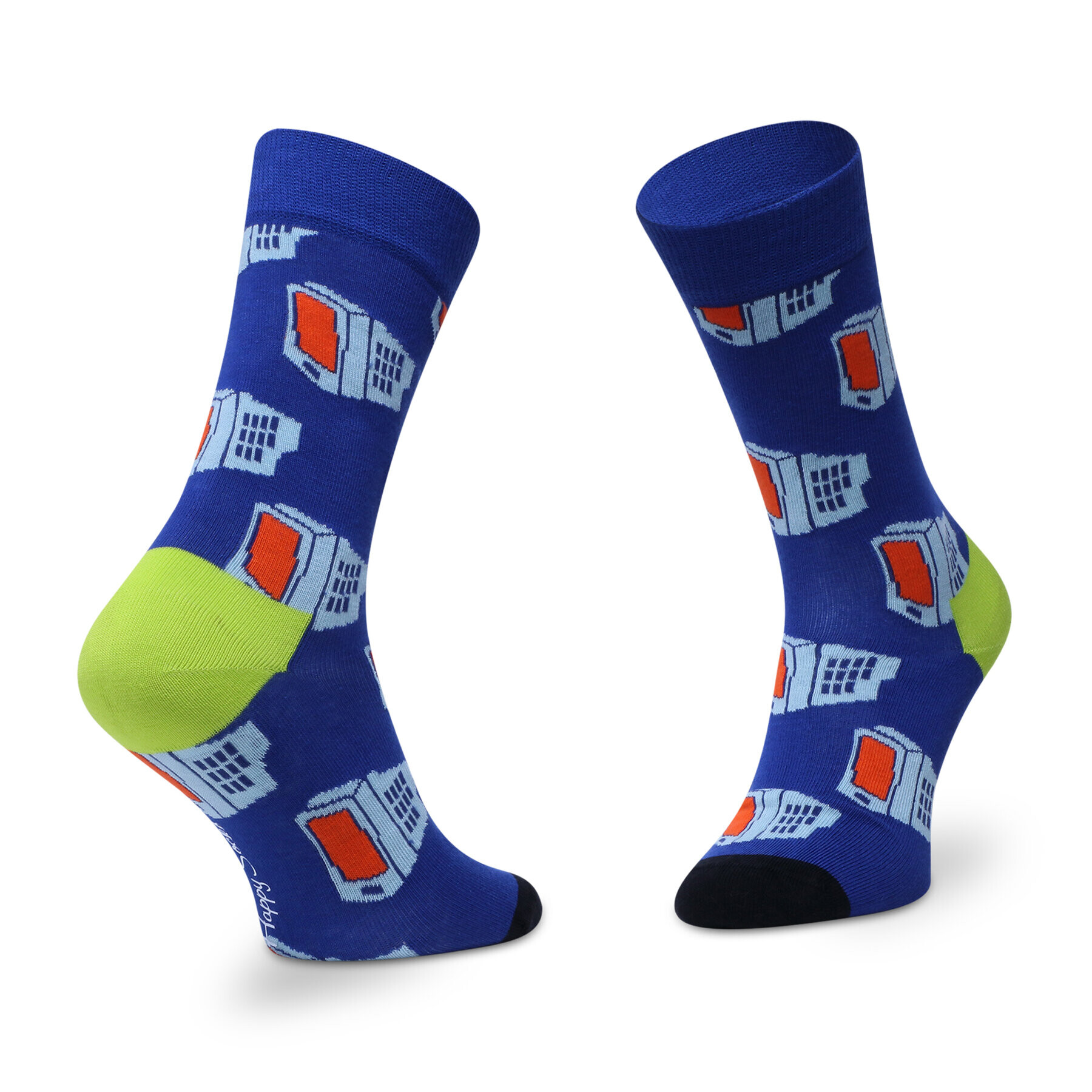 Happy Socks Омплект 7 чифта дълги чорапи унисекс XSDS15-0200 Цветен - Pepit.bg