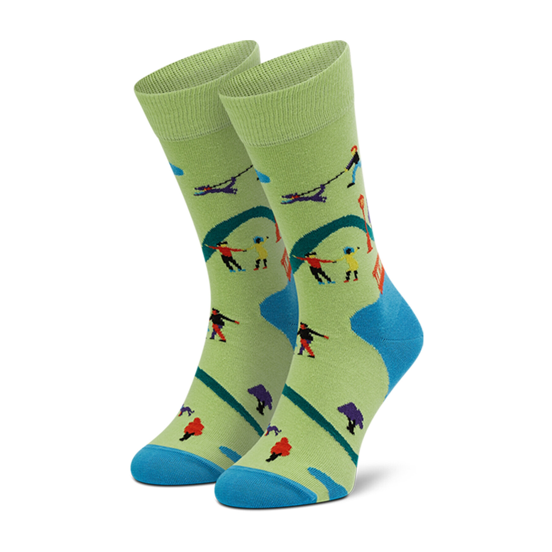 Happy Socks Омплект 7 чифта дълги чорапи унисекс XSEV15-0200 Цветен - Pepit.bg