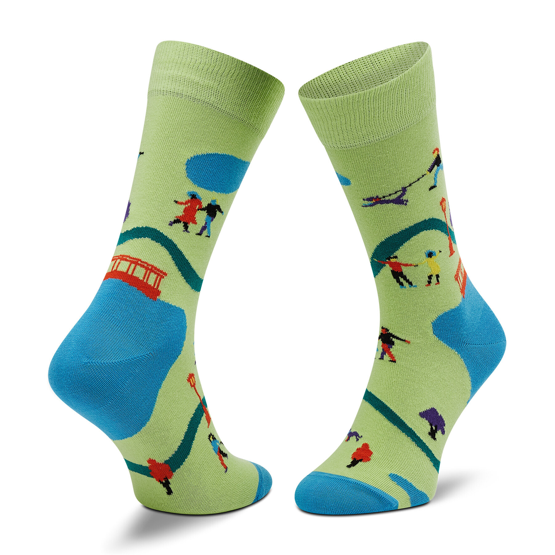 Happy Socks Омплект 7 чифта дълги чорапи унисекс XSEV15-0200 Цветен - Pepit.bg