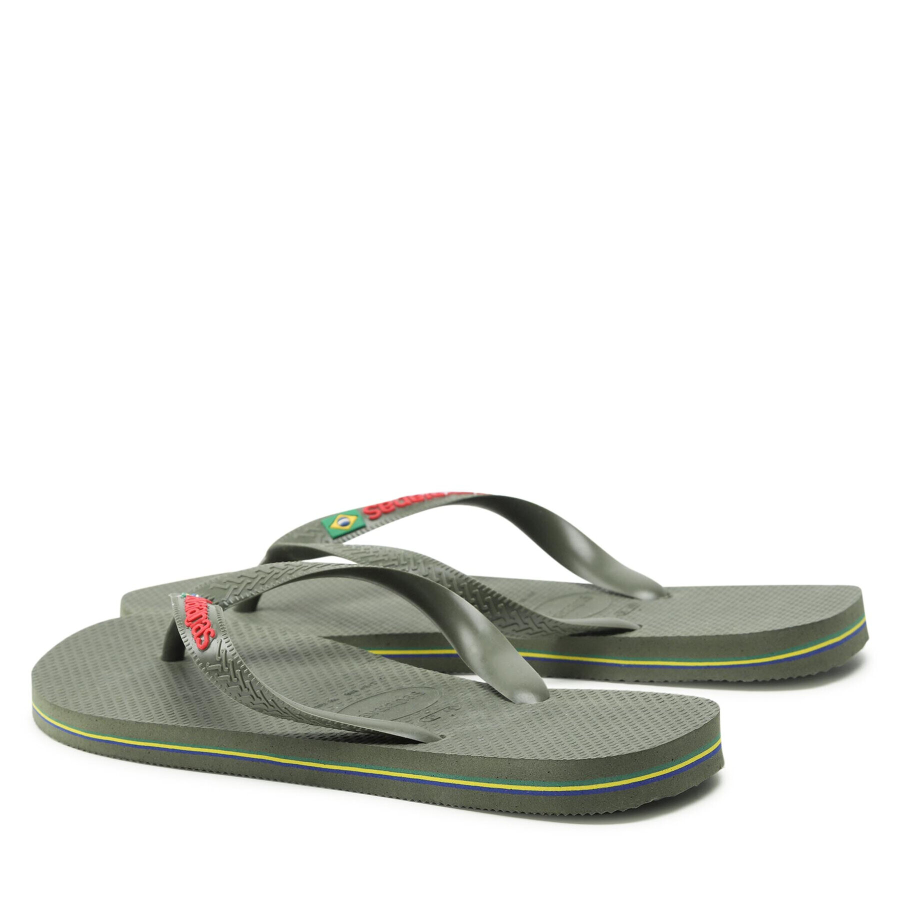 Havaianas Джапанки Brasil Logo 41108500869 Зелен - Pepit.bg