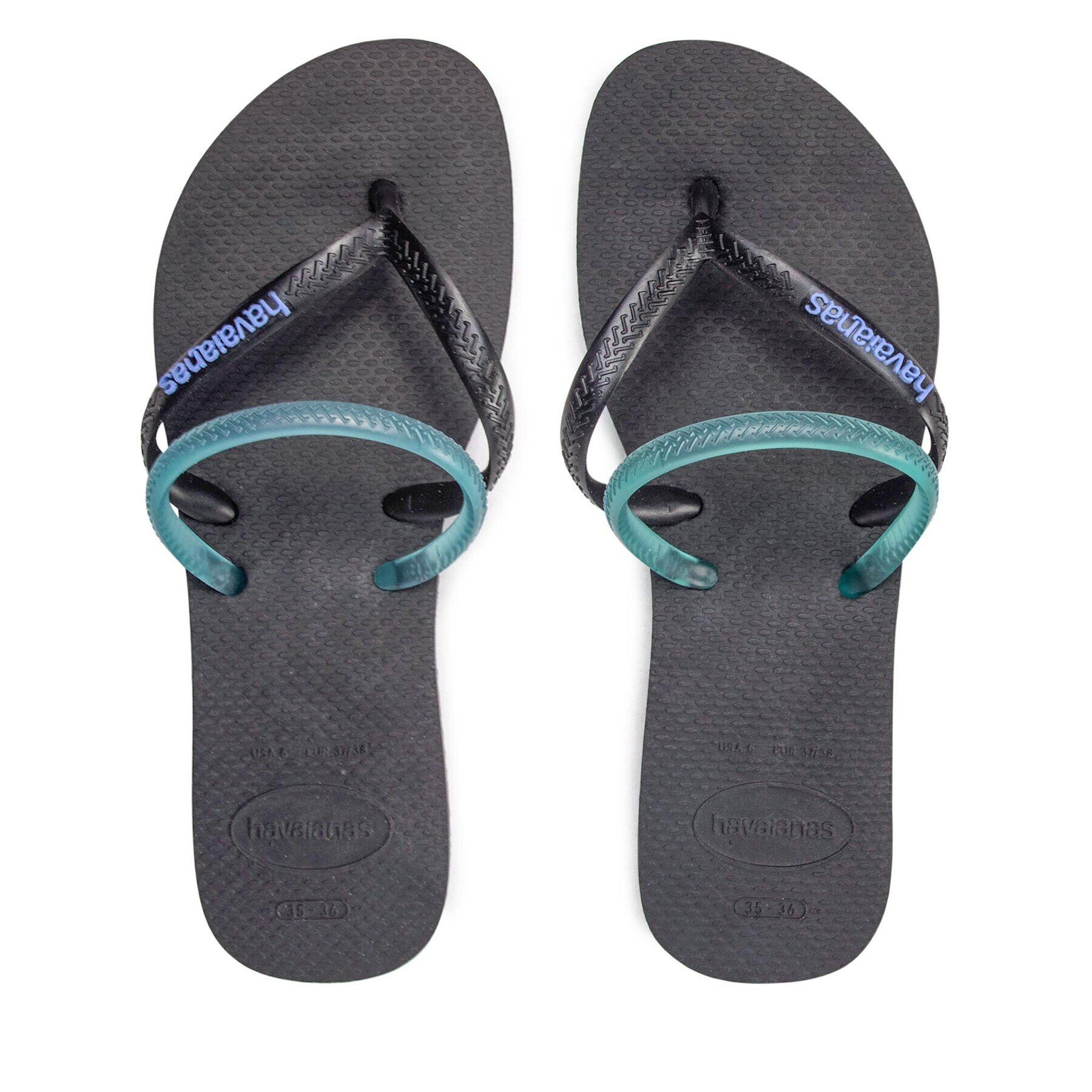 Havaianas Джапанки Flat Duo 41472370090 Черен - Pepit.bg