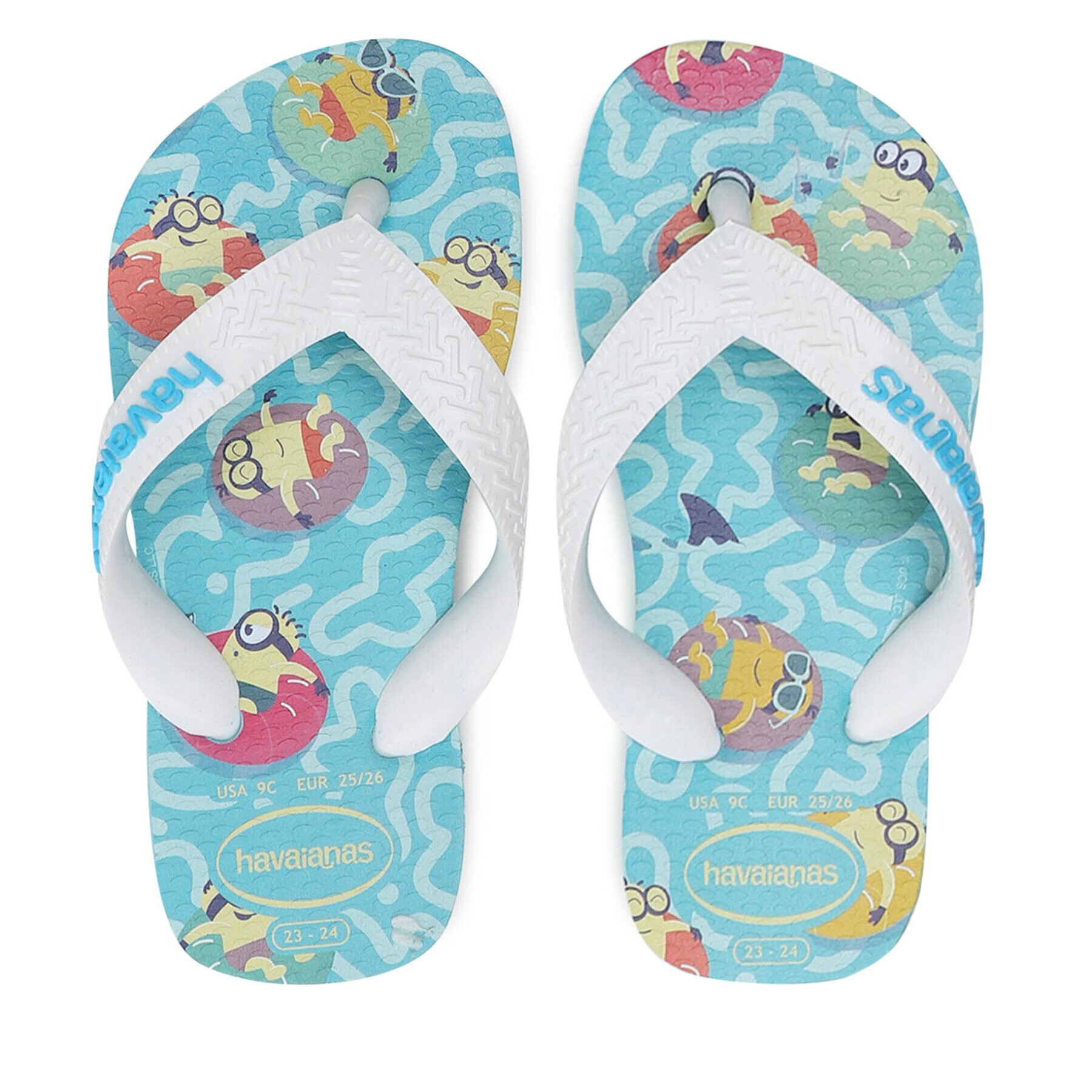 Havaianas Джапанки H. Minions Fc 41331673115 Бял - Pepit.bg