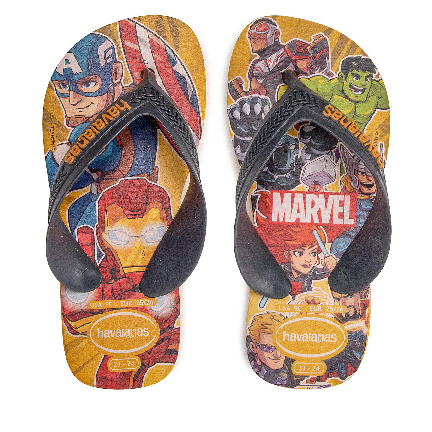 Havaianas Джапанки Max Marvel 41470066362 Сив - Pepit.bg