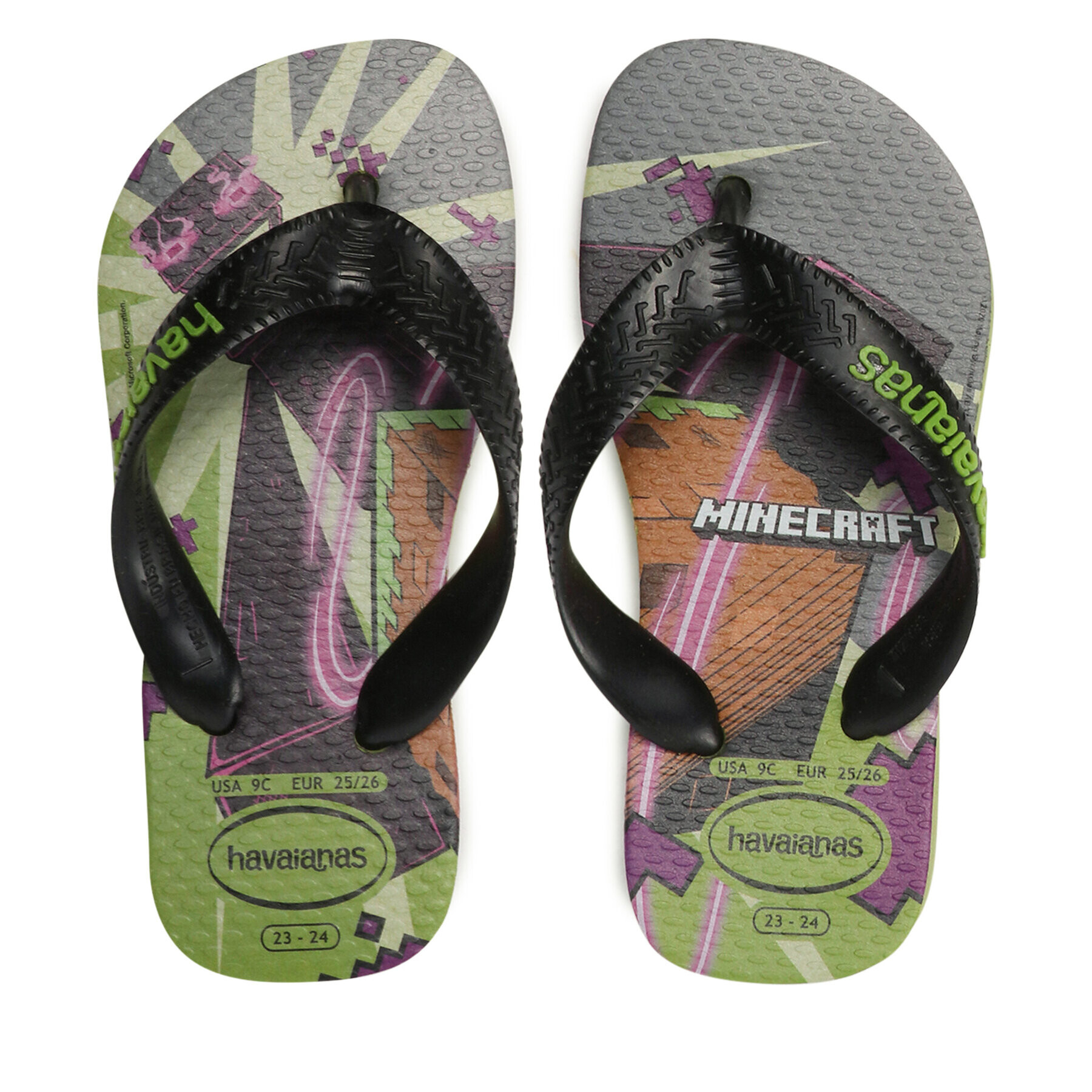 Havaianas Джапанки MINECRAFT 41451250891 Черен - Pepit.bg