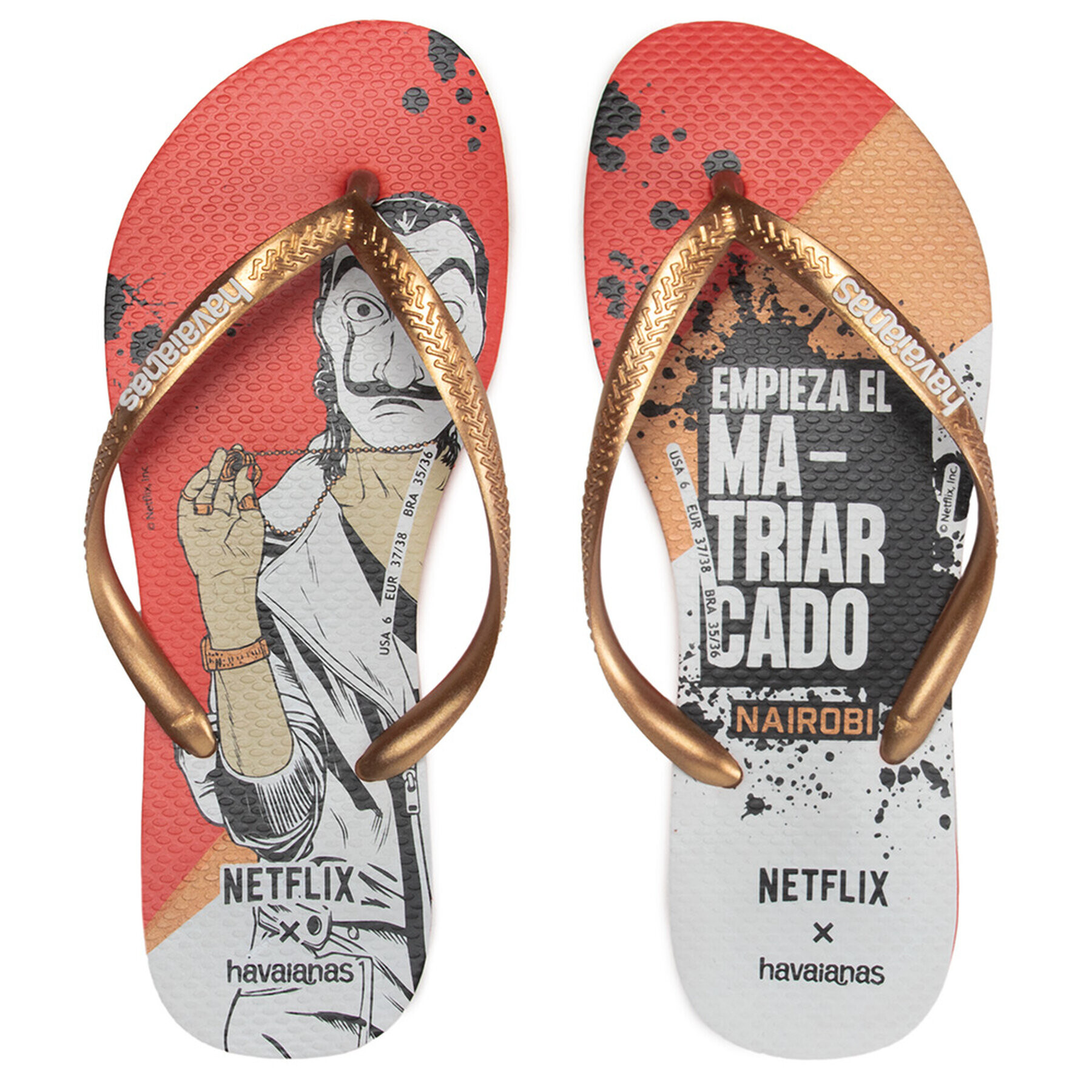 Havaianas Джапанки Netflix H4146931 Златист - Pepit.bg