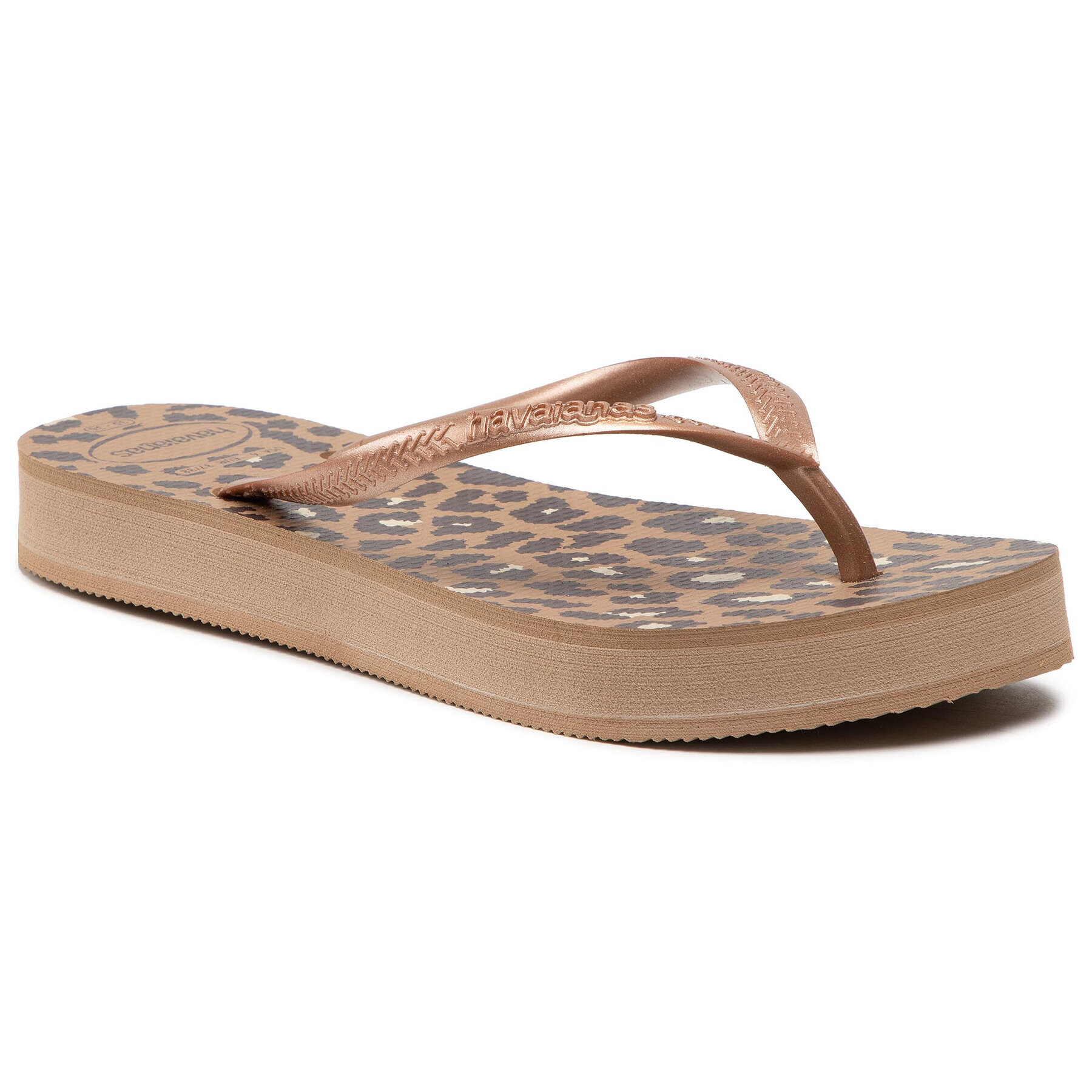 Havaianas Джапанки Sl Flatform Print Fc 41449423581 Златист - Pepit.bg