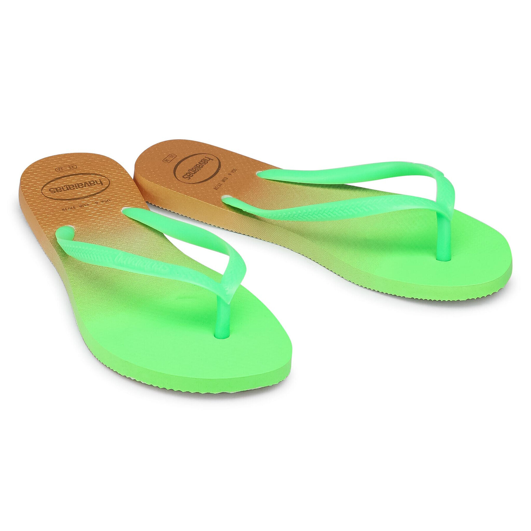 Havaianas Джапанки Slim Gradient 41460978888 Зелен - Pepit.bg