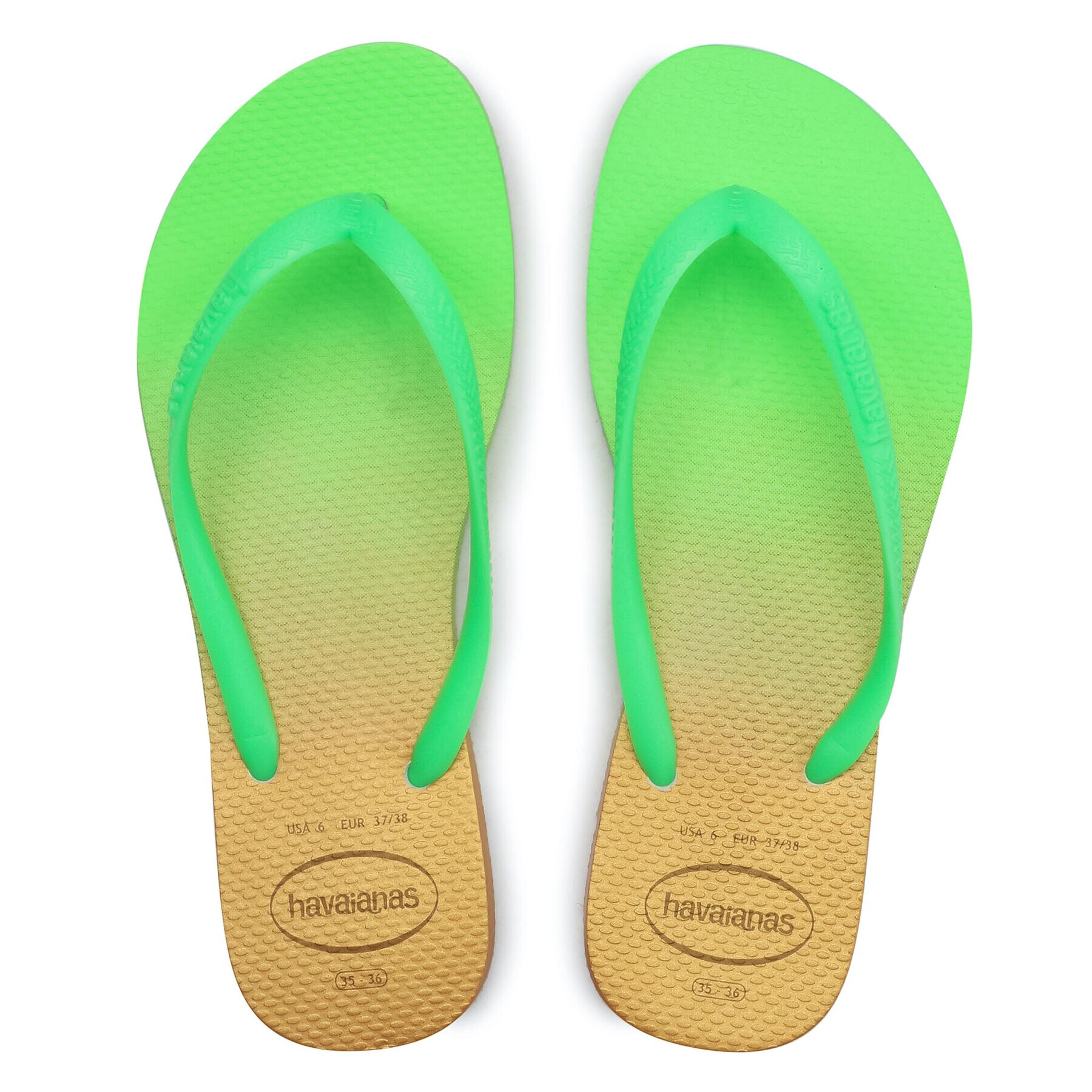 Havaianas Джапанки Slim Gradient 41460978888 Зелен - Pepit.bg