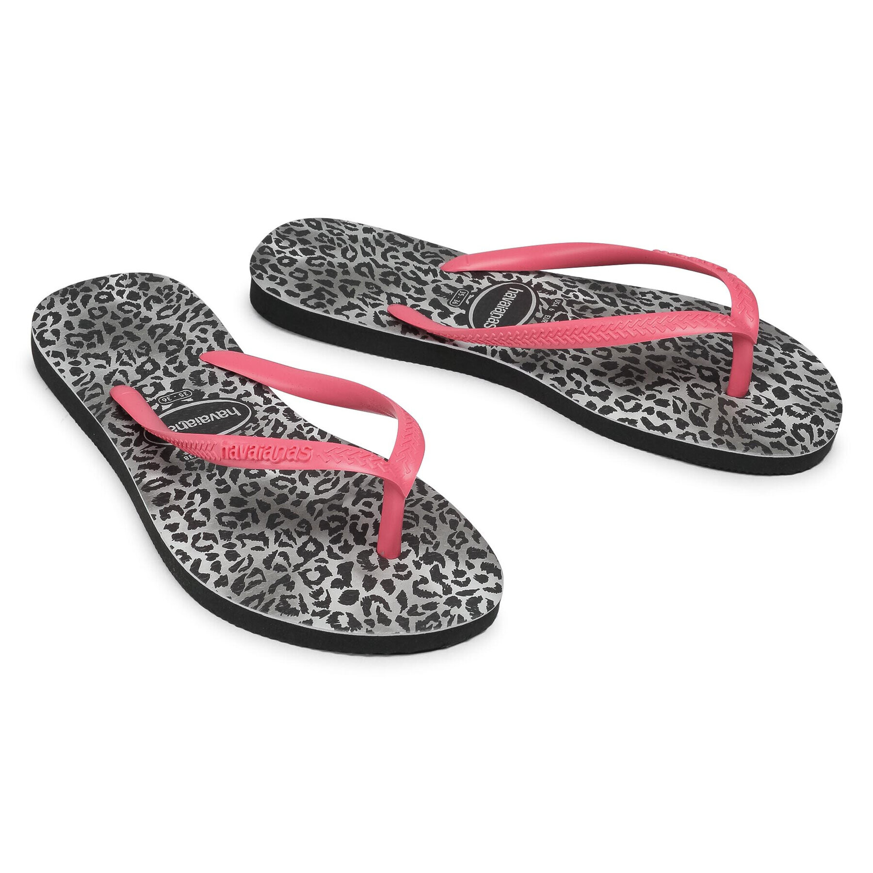 Havaianas Джапанки Slim Leopard 41454800090 Розов - Pepit.bg