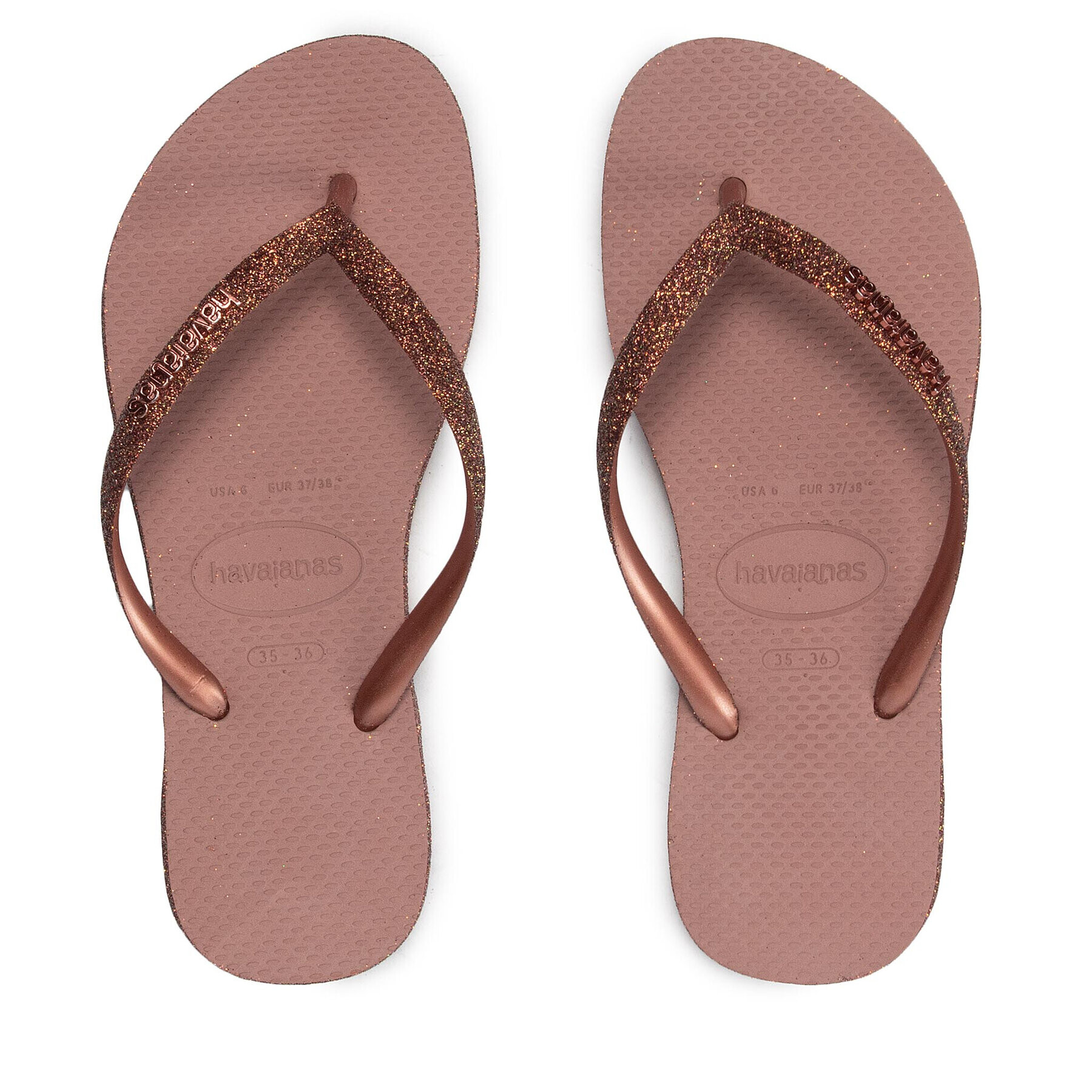 Havaianas Джапанки Slim Sparkle II 41469373544 Златист - Pepit.bg