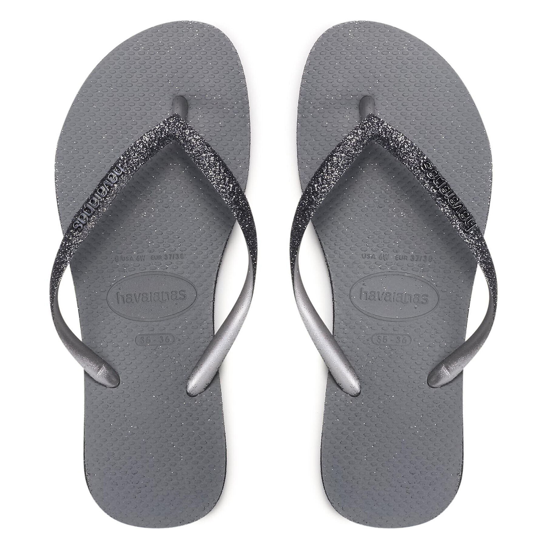 Havaianas Джапанки Slim Sparkle Me 41460935178 Сив - Pepit.bg