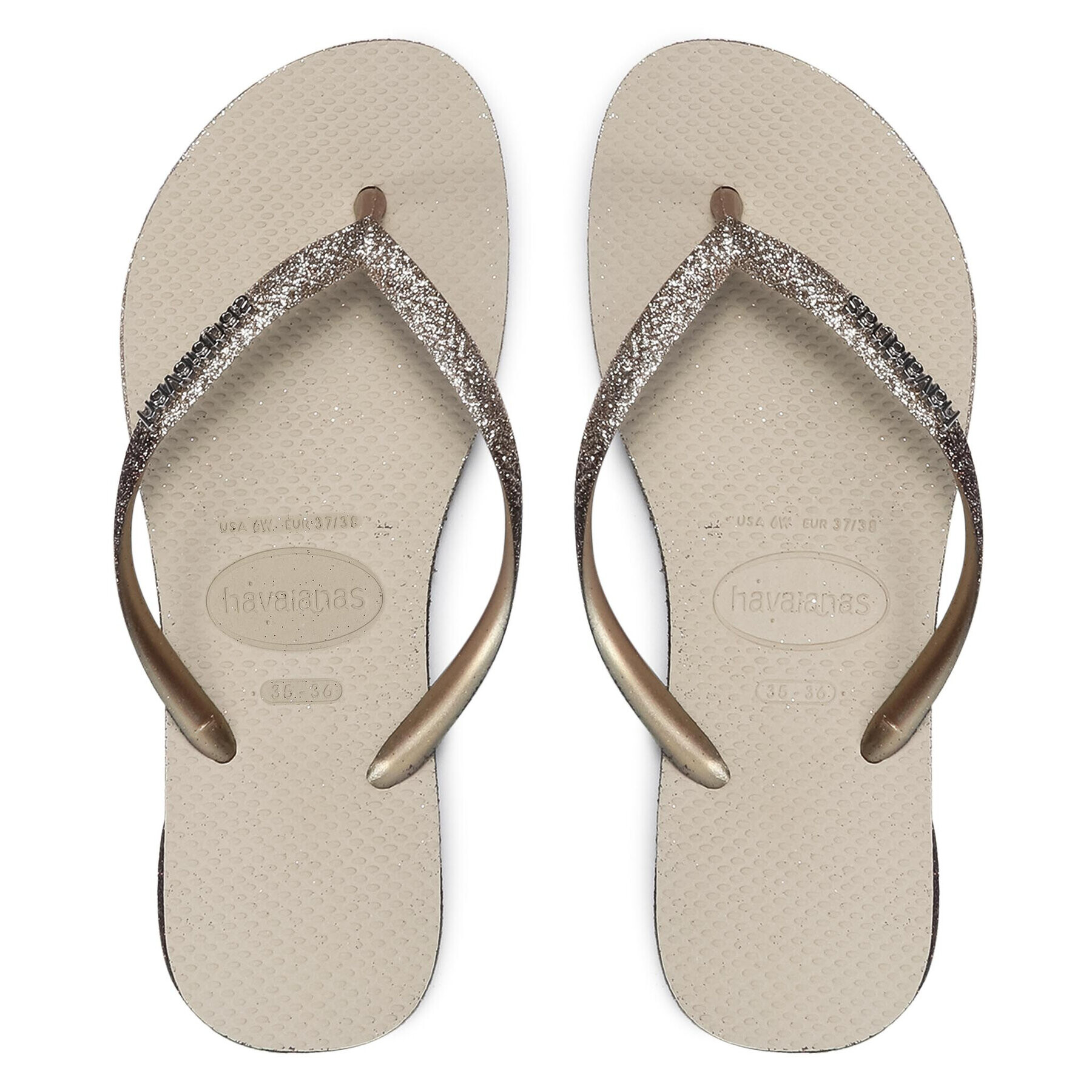 Havaianas Джапанки Slim Sparkle Me 41460930154 Златист - Pepit.bg