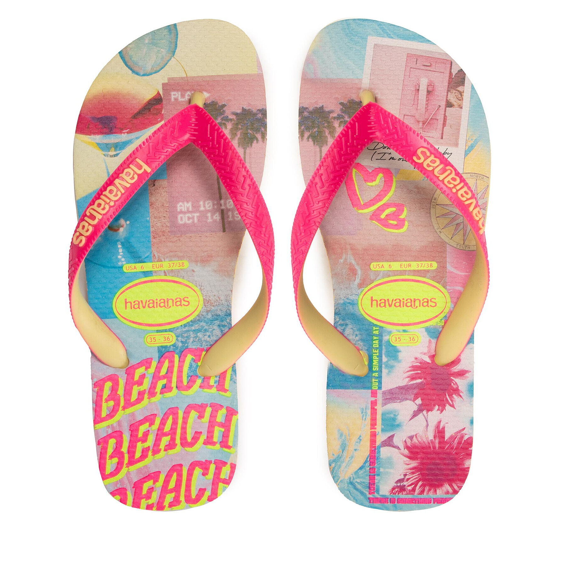 Havaianas Джапанки Top Fashion 41372587598 Розов - Pepit.bg