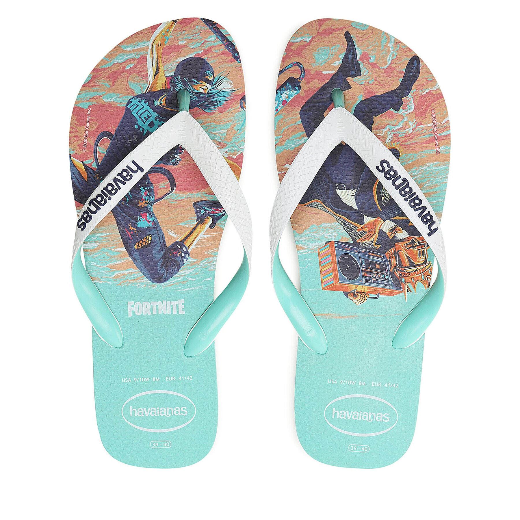 Havaianas Джапанки Top Fortnite 41463667611 Бял - Pepit.bg