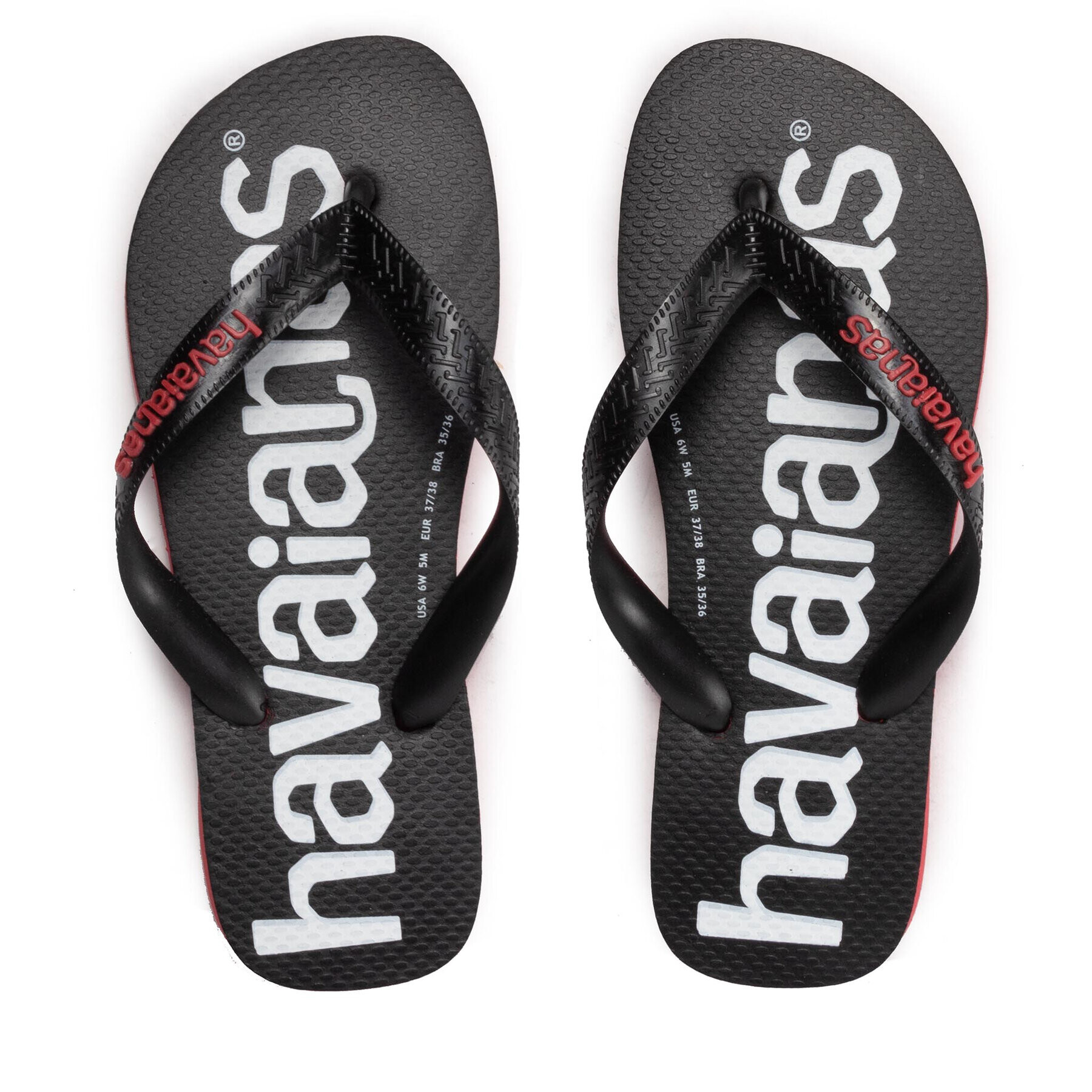 Havaianas Джапанки Top Logomania2 41457412090 Черен - Pepit.bg