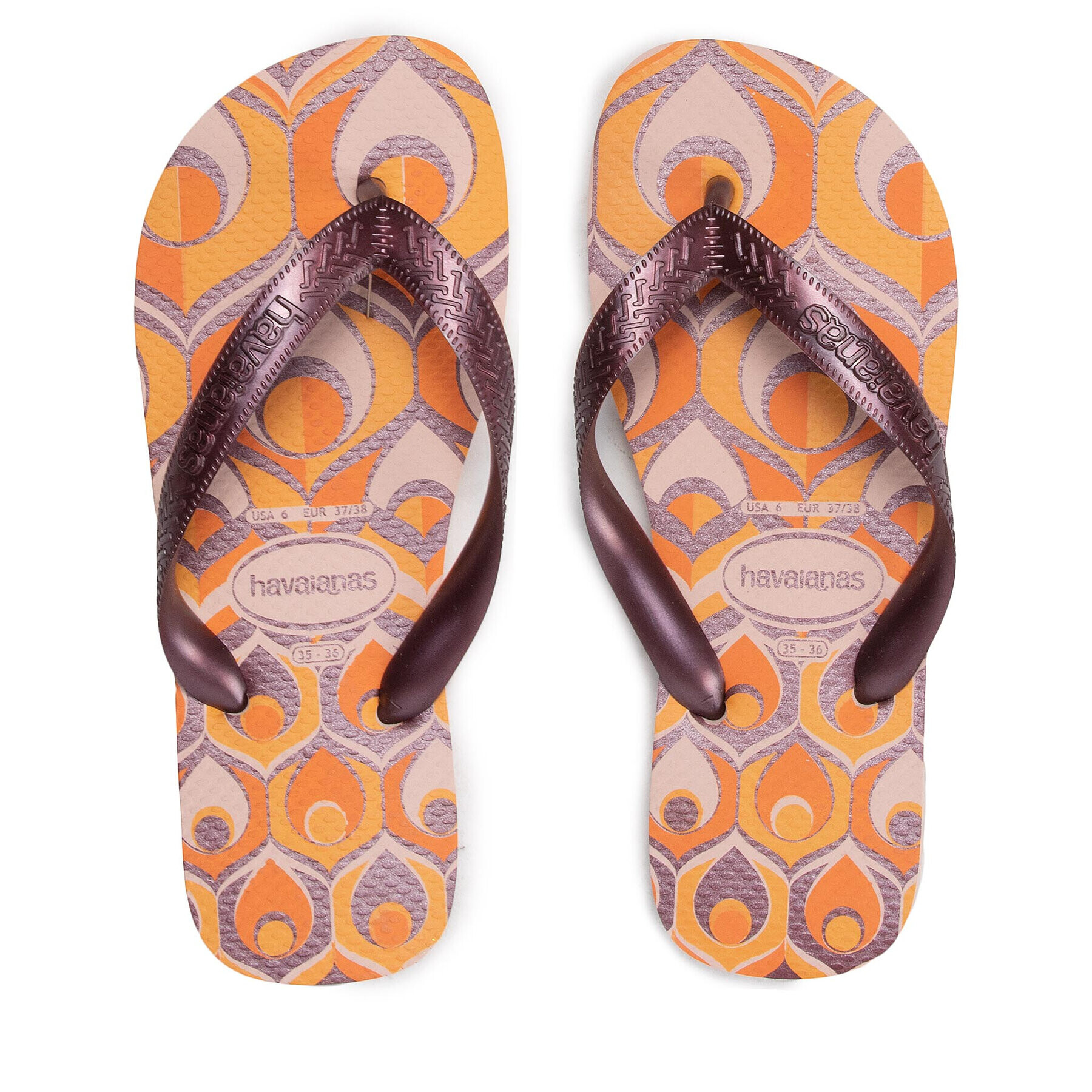 Havaianas Джапанки Top Spring 41232300076 Бордо - Pepit.bg